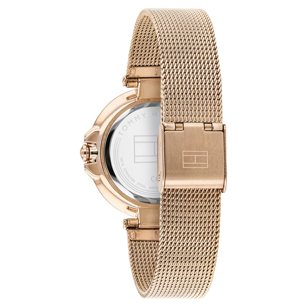 Tommy Hilfiger Carnation Gold Mesh Women's Watch - 1782208