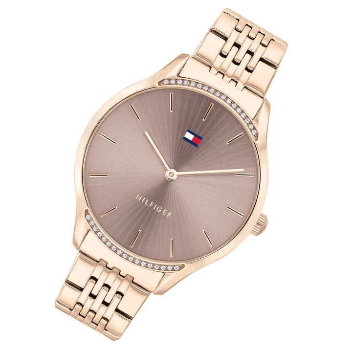 Tommy Hilfiger Rose Gold Steel Ladies Watch - 1782212