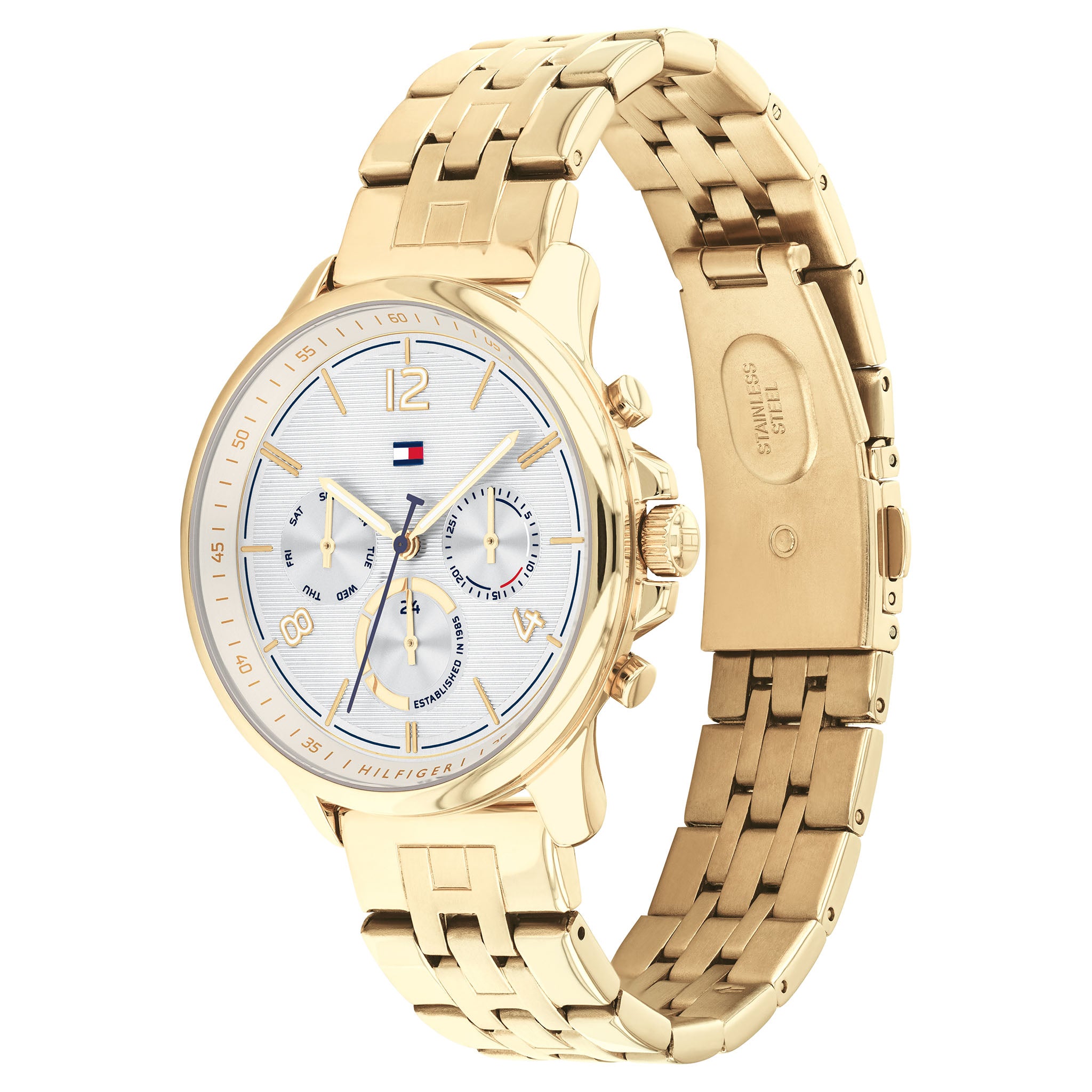 Tommy Hilfiger Gold Steel Ladies Multi-function Watch - 1782223
