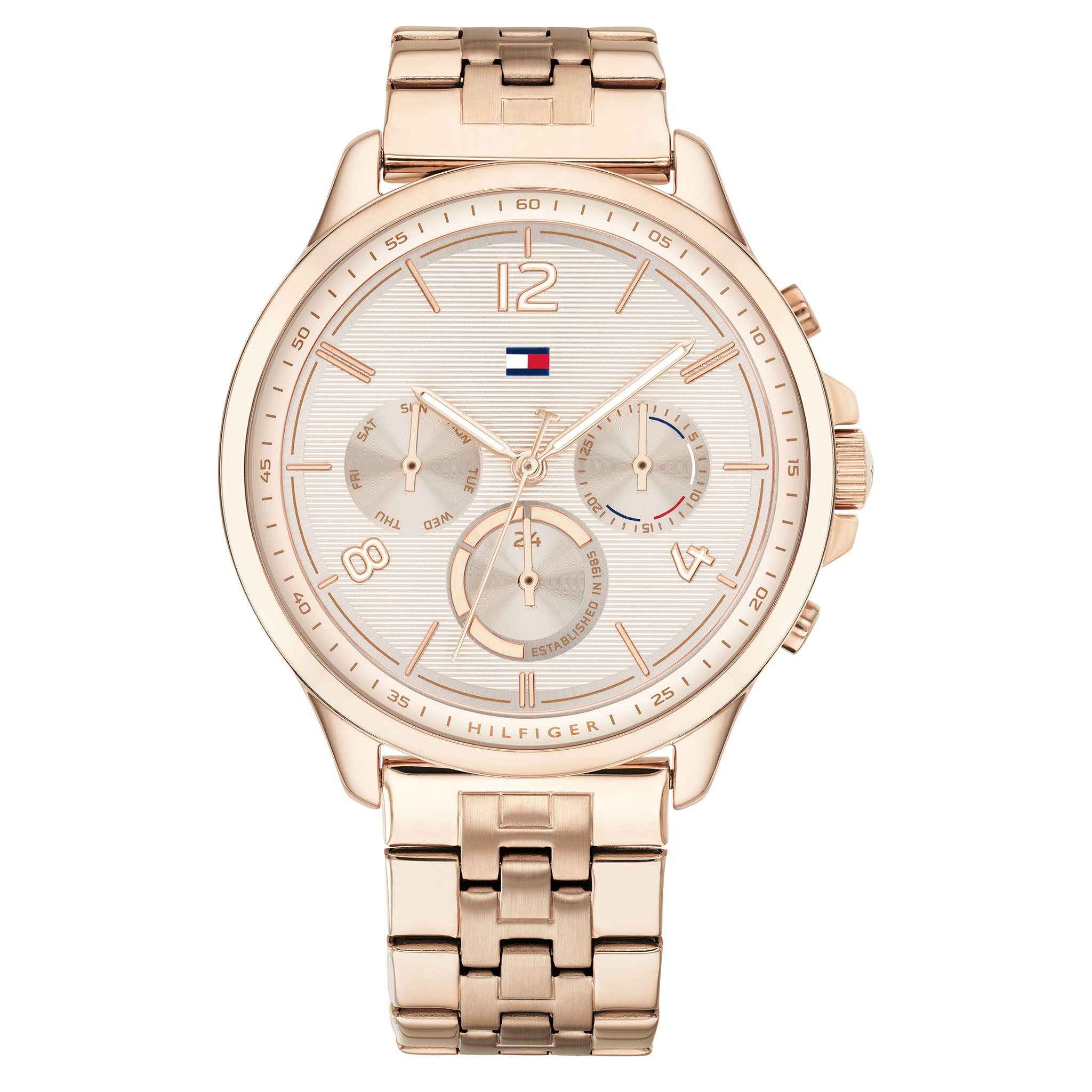 Tommy Hilfiger Carnation Gold Steel Ladies Multi-function Watch - 1782224