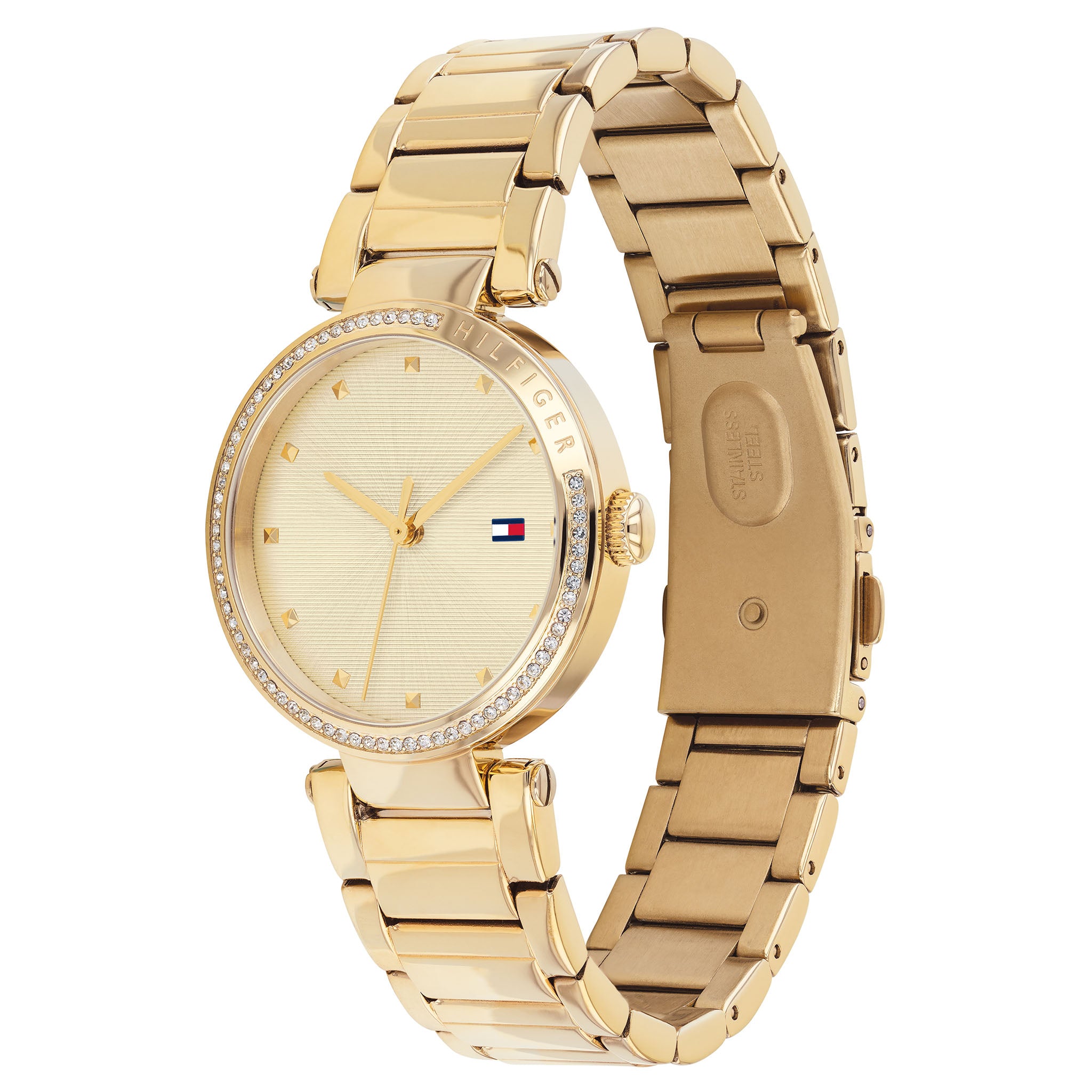 Tommy Hilfiger Gold Steel Ladies Watch - 1782235