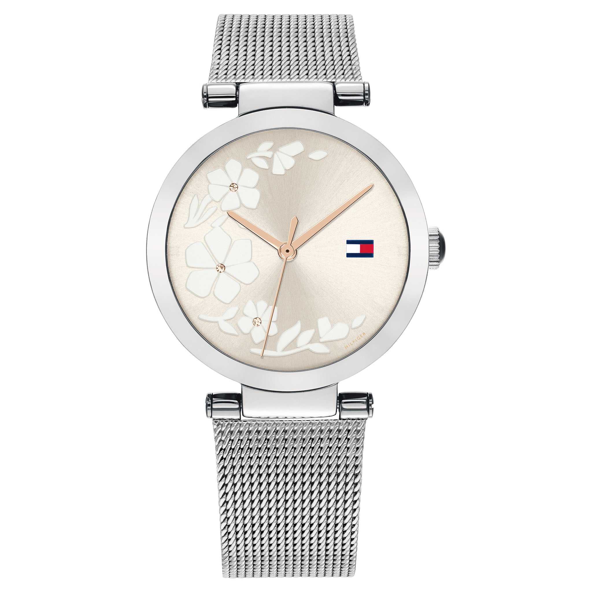 Tommy Hilfiger Silver Mesh Ladies Watch - 1782238
