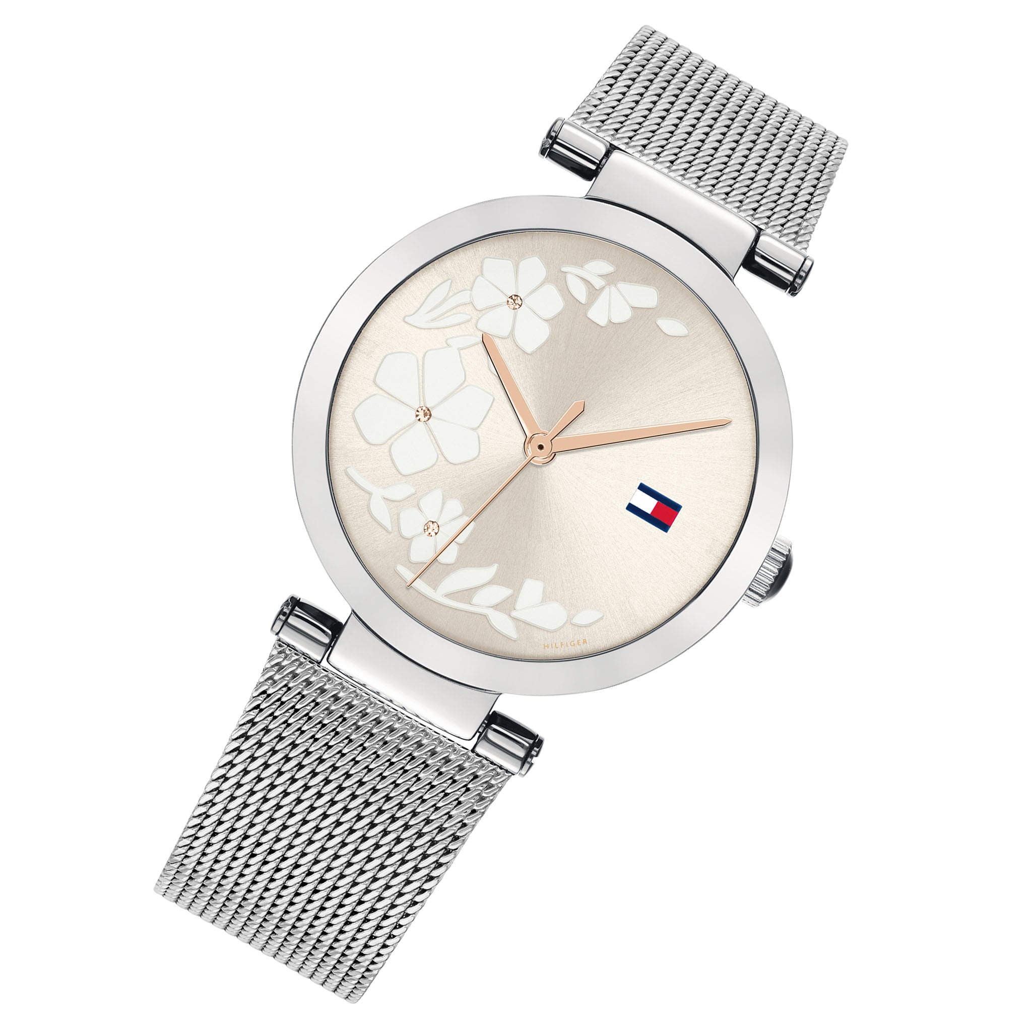 Tommy Hilfiger Silver Mesh Ladies Watch - 1782238