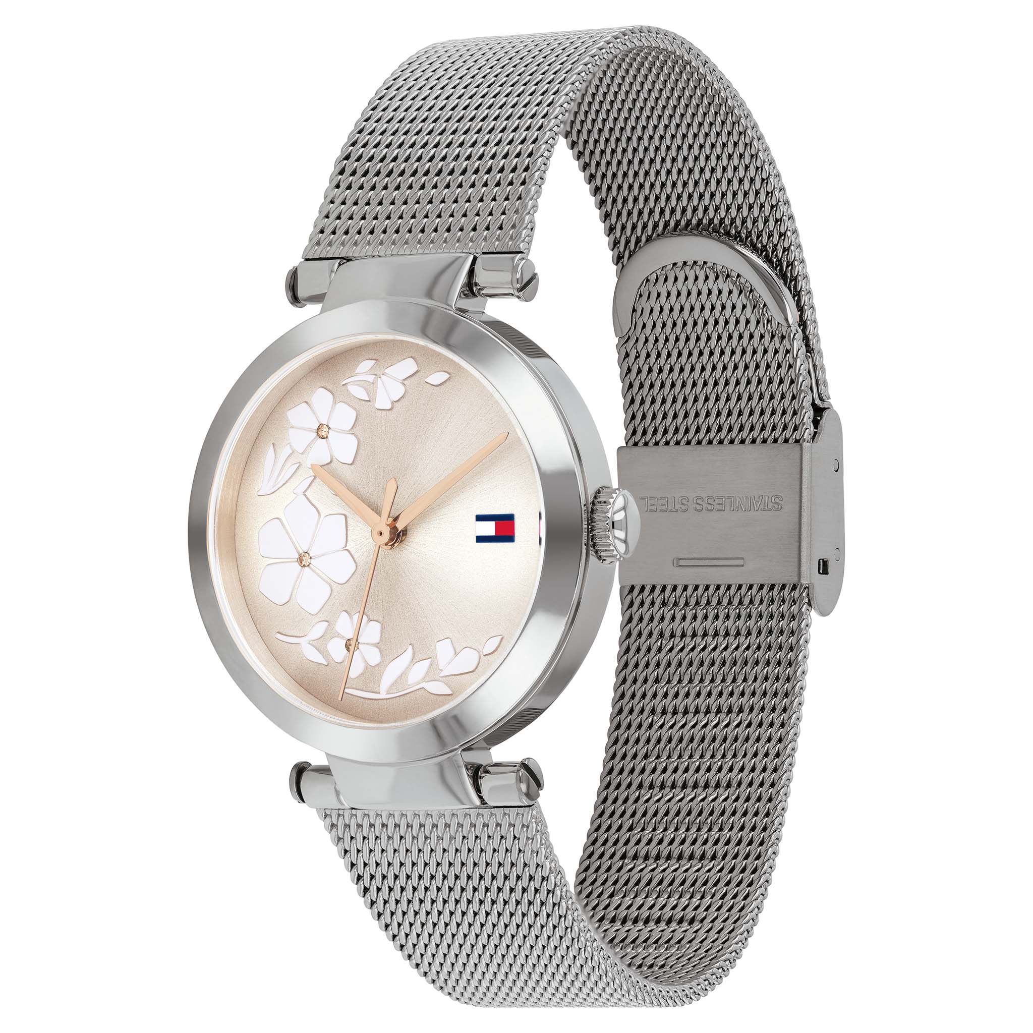 Tommy Hilfiger Silver Mesh Ladies Watch - 1782238