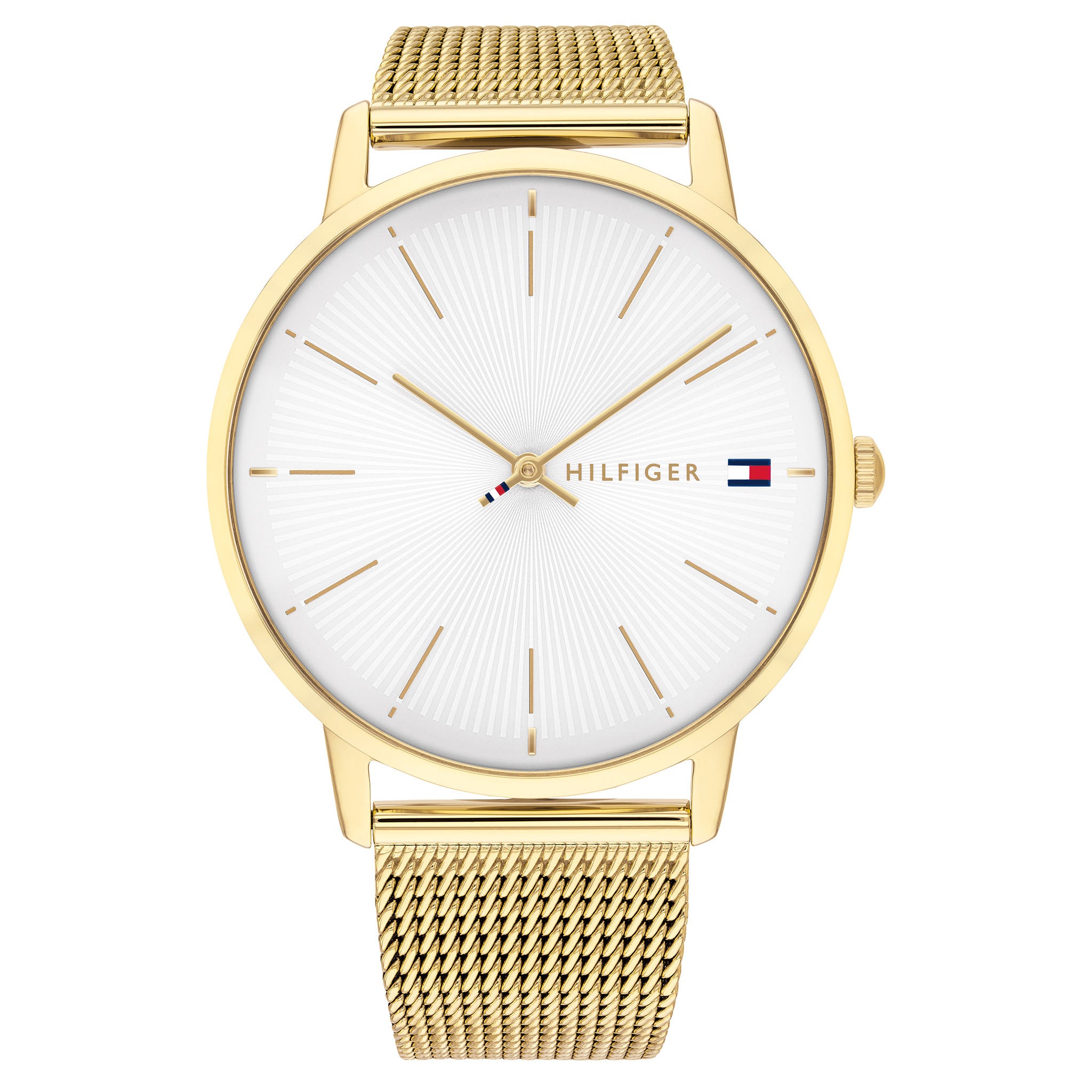 Tommy Hilfiger Classic Gold Mesh Women's Watch - 1782245