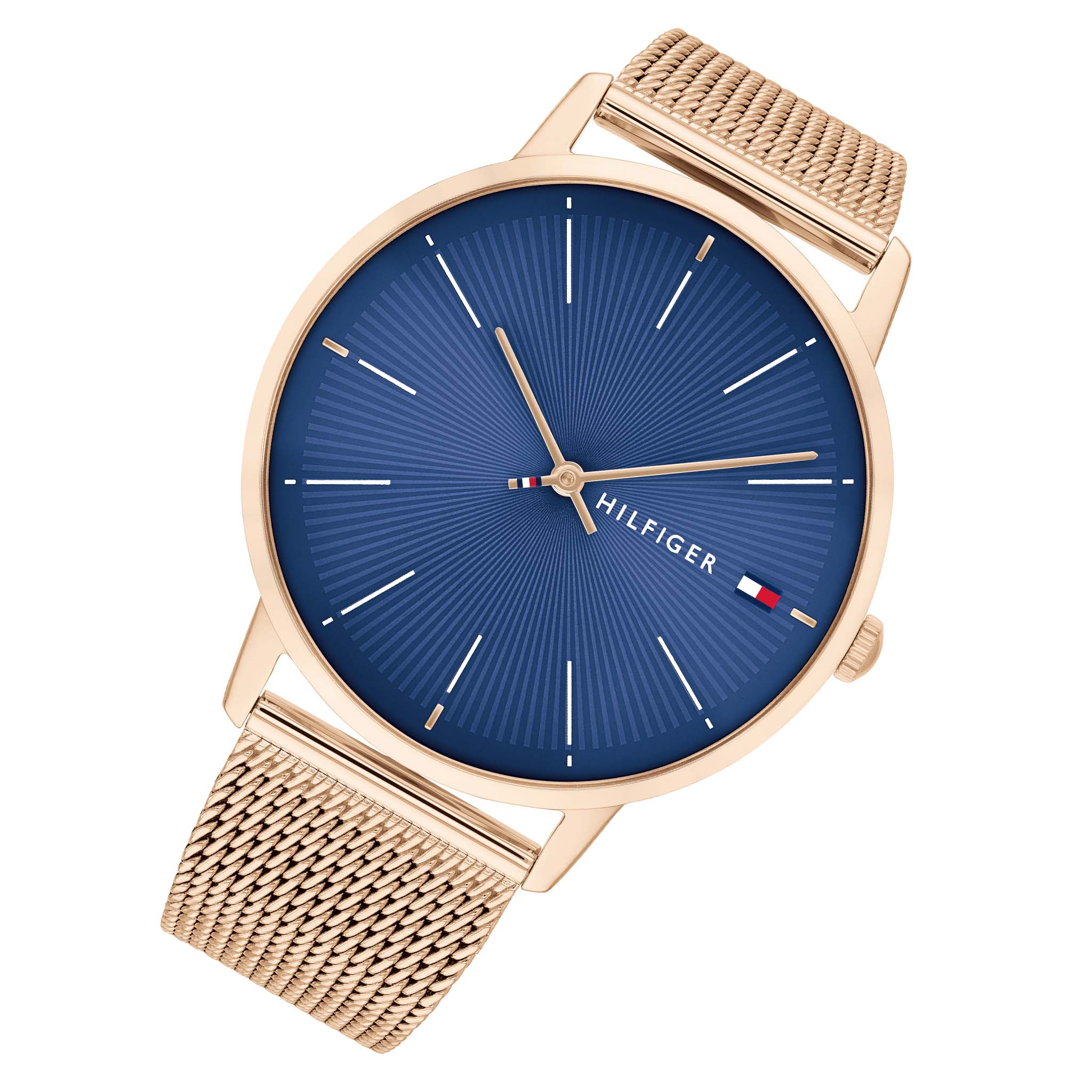 Tommy Hilfiger Classic Carnation Gold Mesh Ladies Watch - 1782246