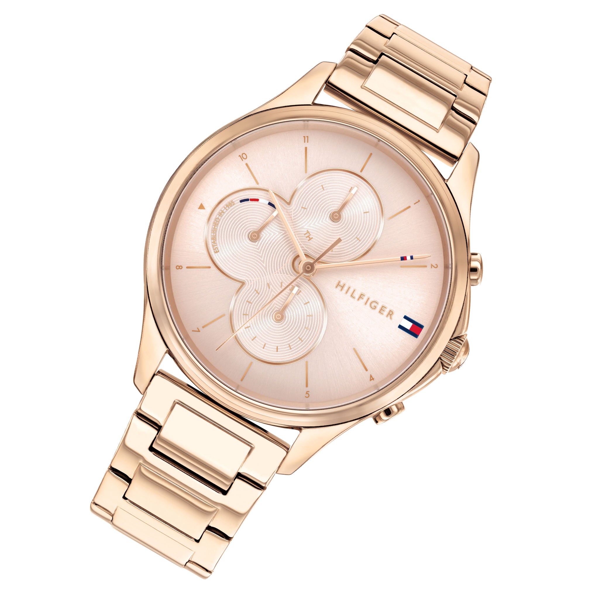 Tommy Hilfiger Carnation Gold Steel Ladies Multi-function Watch - 1782259