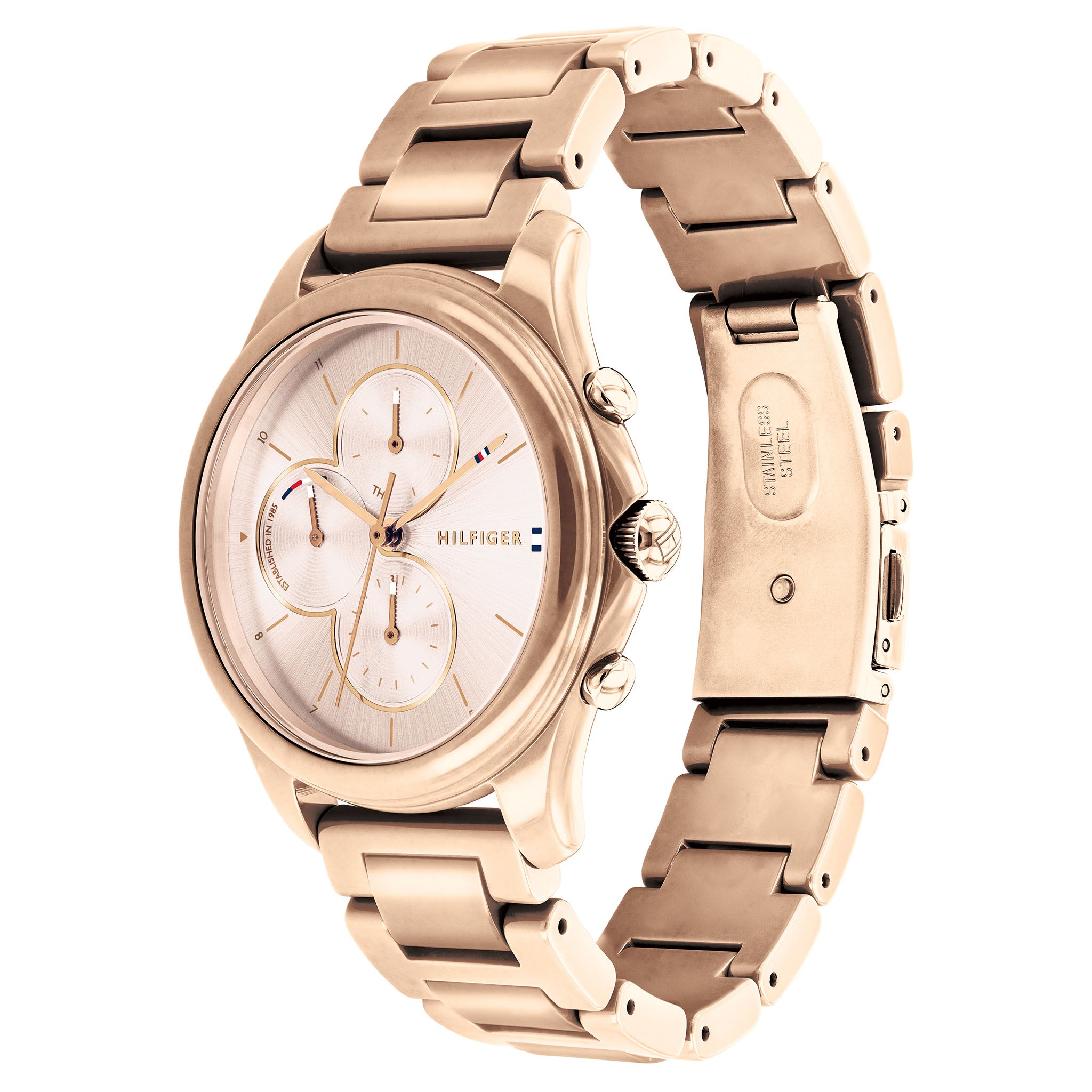 Tommy Hilfiger Carnation Gold Steel Ladies Multi-function Watch - 1782259