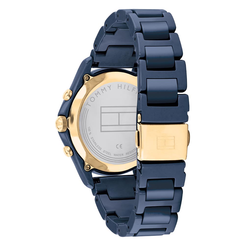 Tommy Hilfiger Navy Ceramic Ladies Multi-function Watch - 1782260