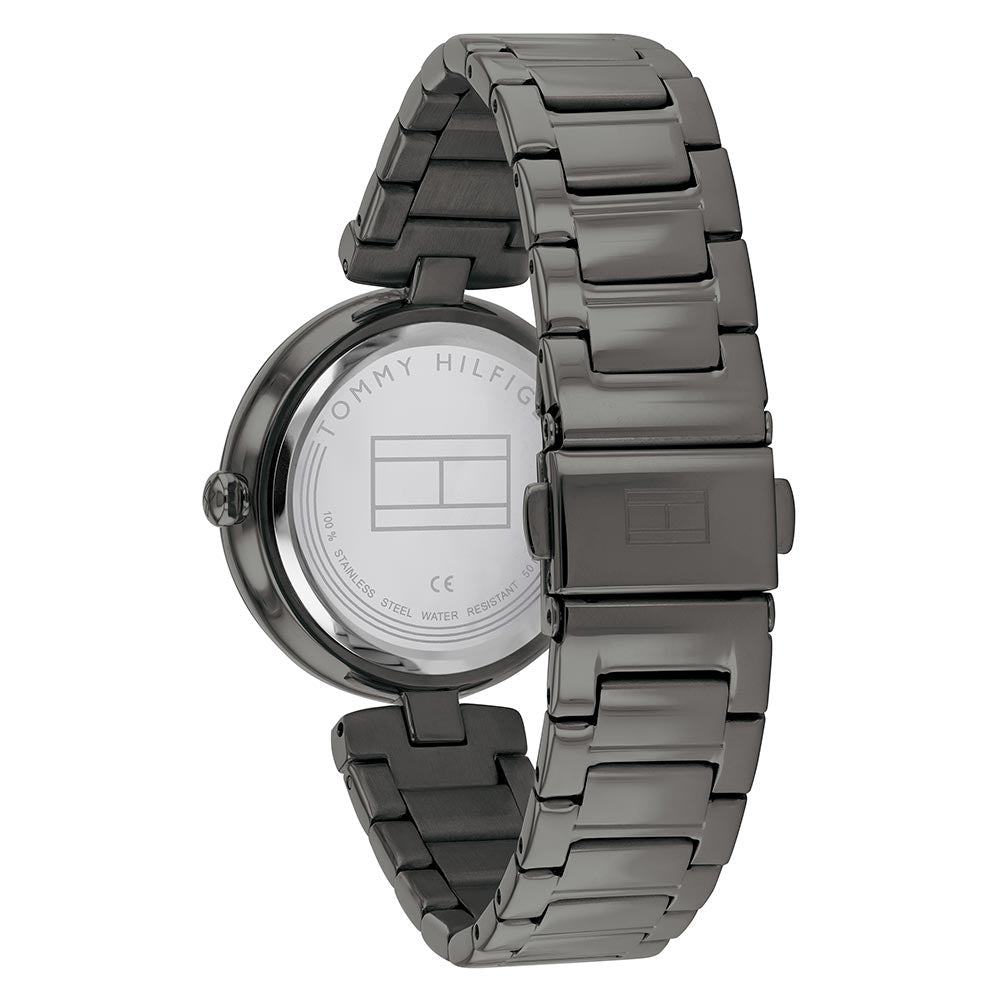 Tommy Hilfiger Grey Steel with Crystal Accents Women's Watch - 1782276