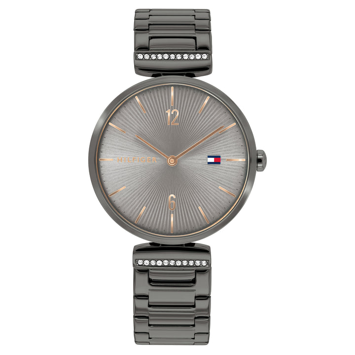 Tommy Hilfiger Grey Steel with Crystal Accents Women's Watch - 1782276
