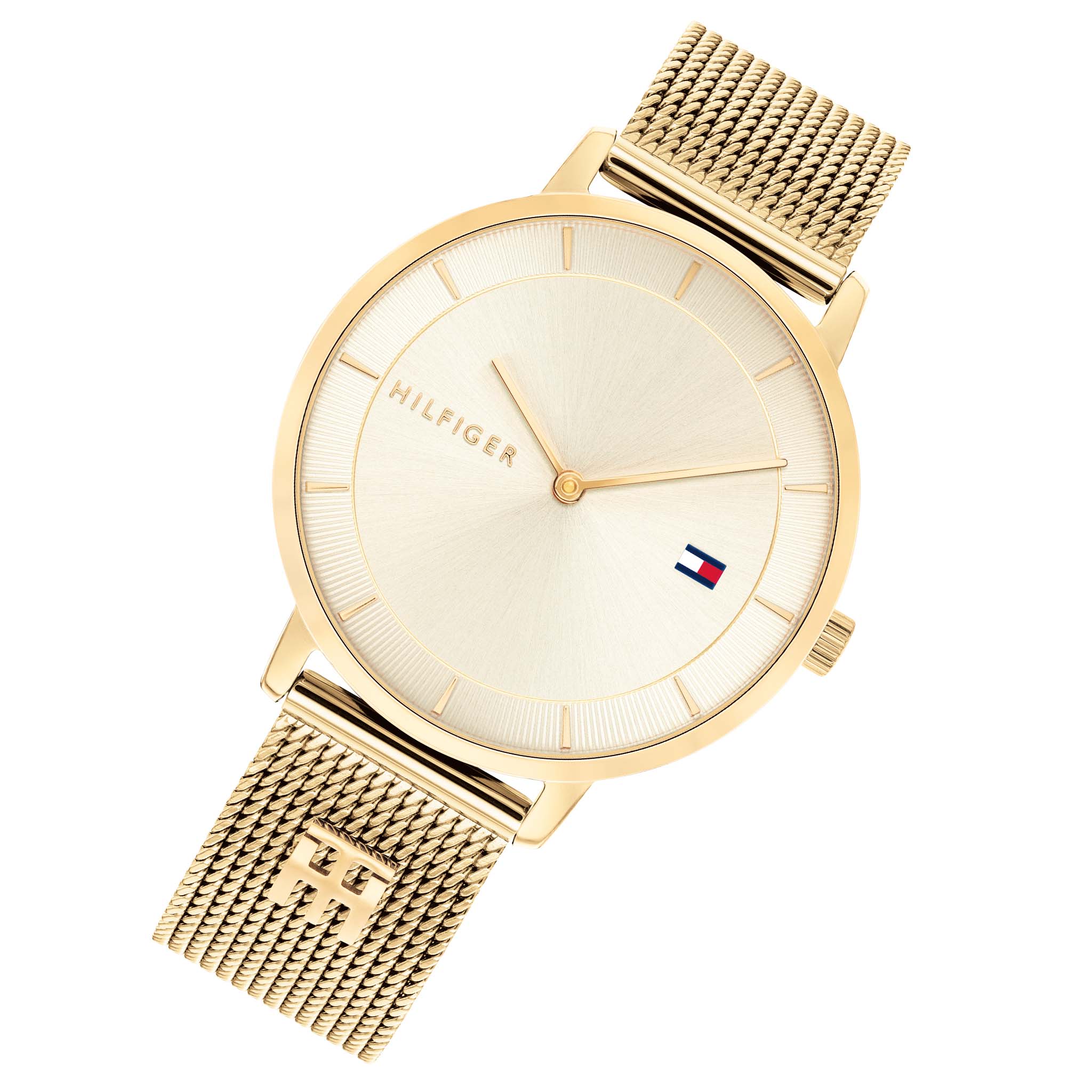 Tommy Hilfiger Gold Mesh Women's Watch - 1782286