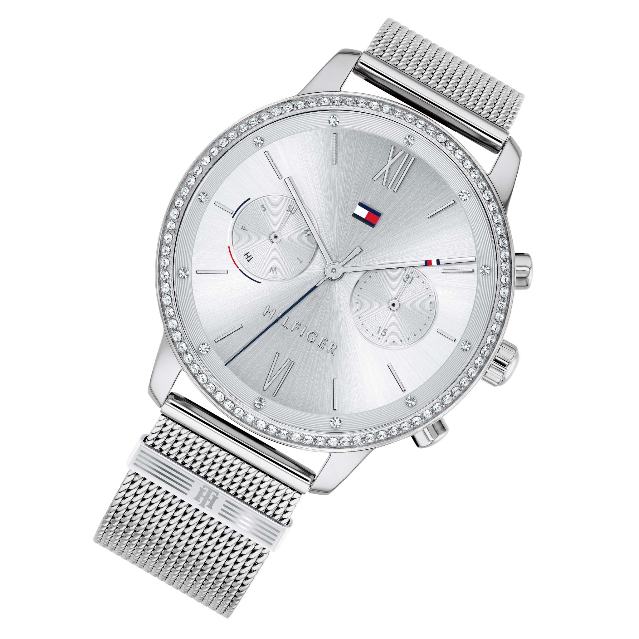 Tommy Hilfiger Blake Silver Mesh Ladies Multi-function Watch - 1782301