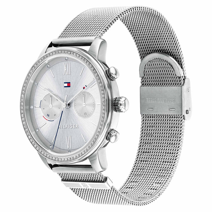 Tommy Hilfiger Blake Silver Mesh Ladies Multi-function Watch - 1782301