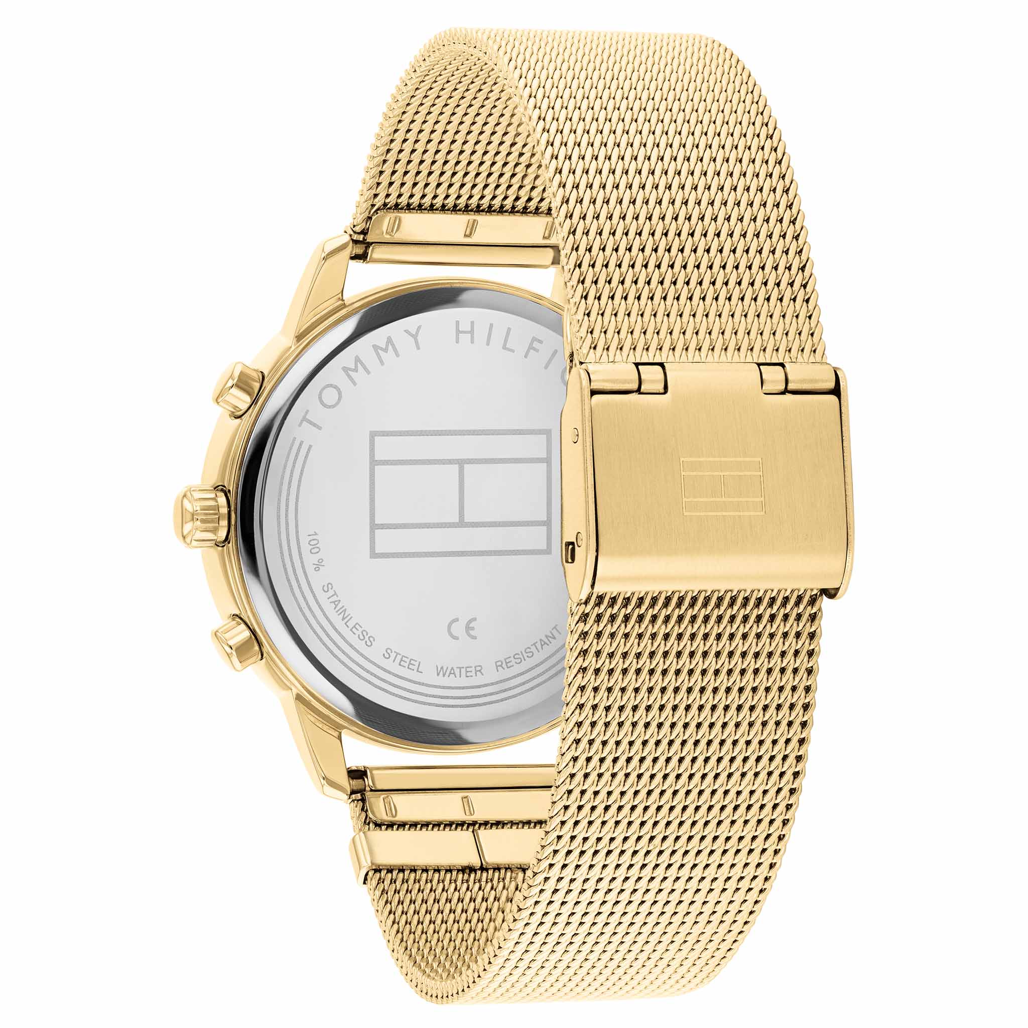 Tommy Hilfiger Blake Gold Mesh Ladies Multi-function Watch - 1782302
