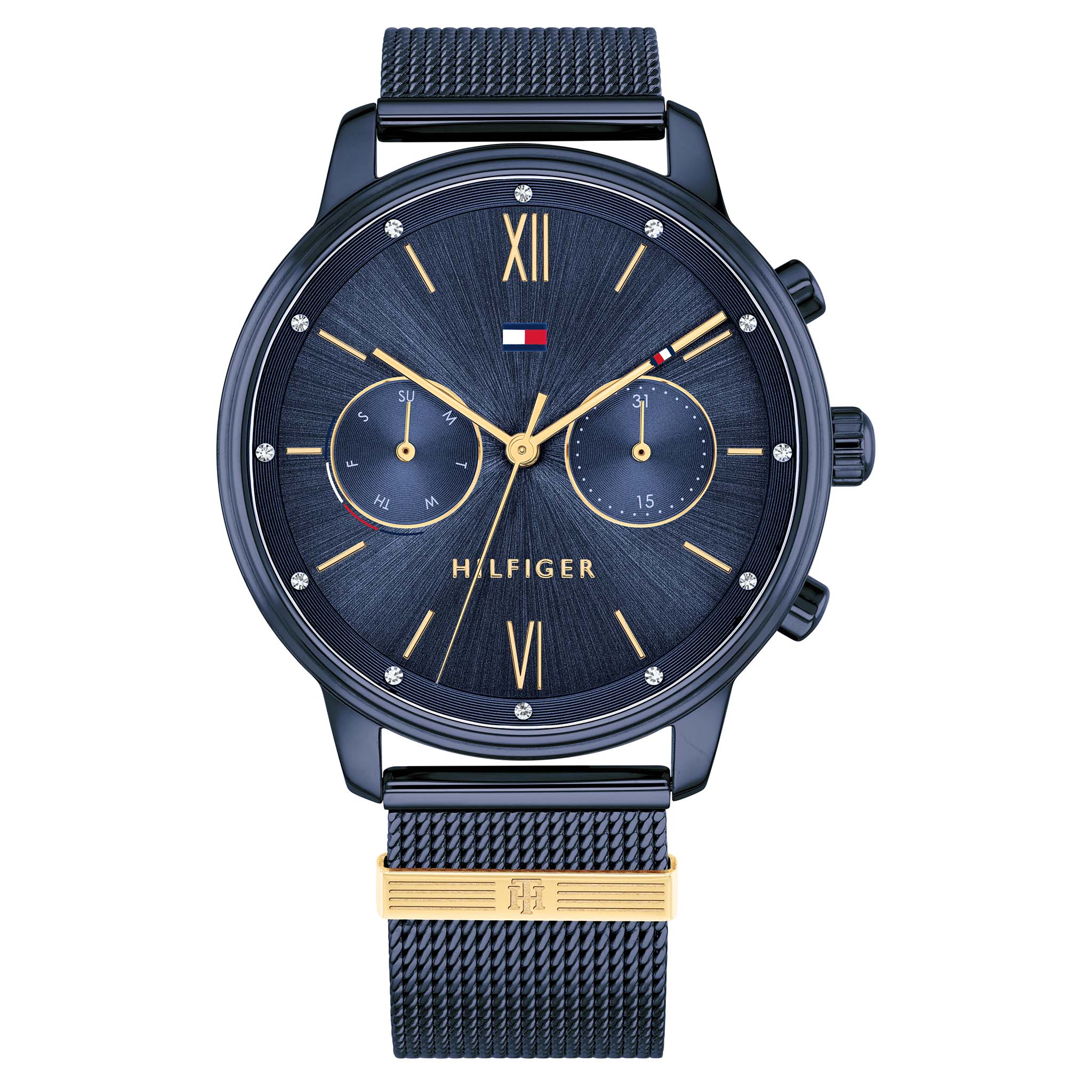 Tommy Hilfiger Blake Blue Mesh Ladies Multi-function Watch - 1782305