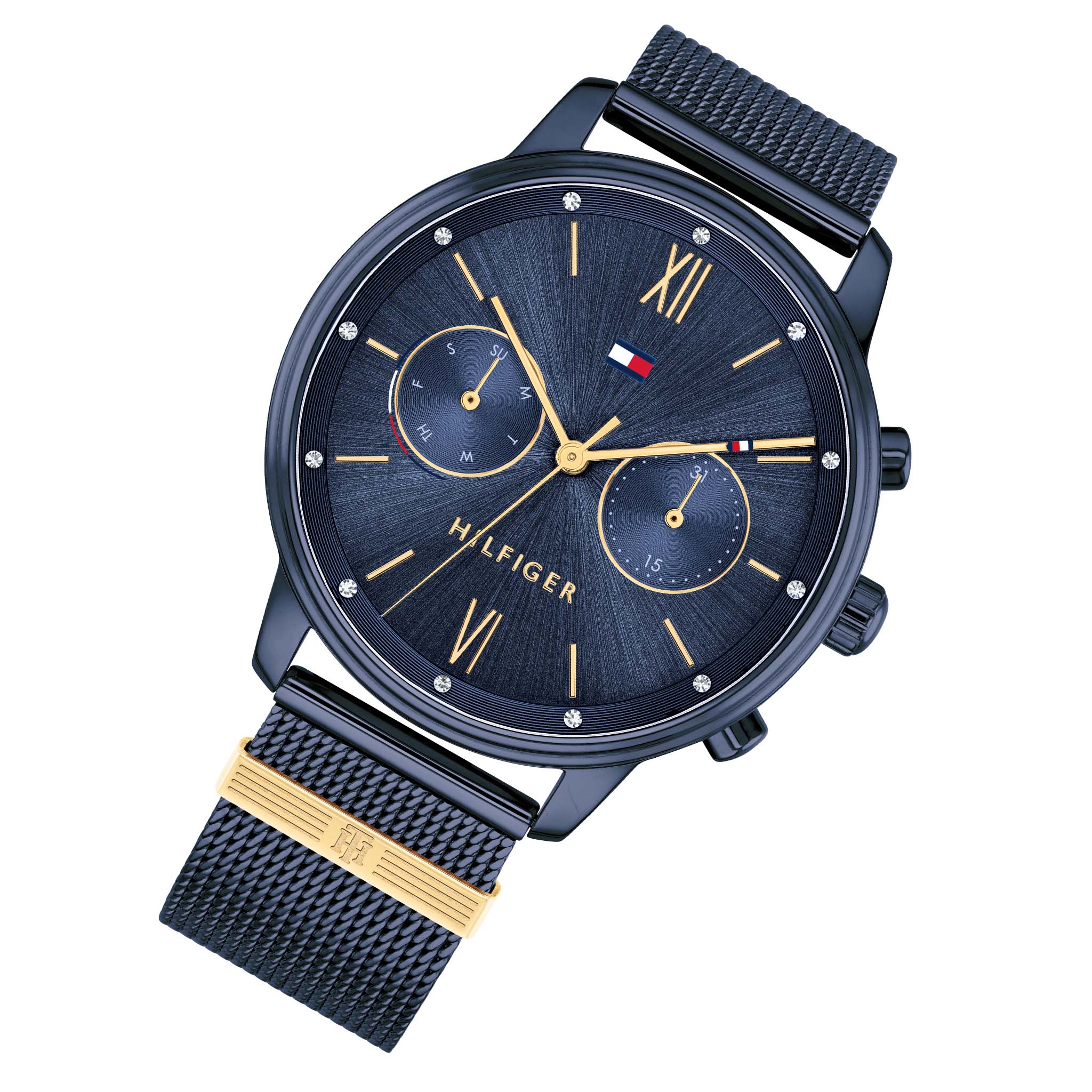 Tommy Hilfiger Blake Blue Mesh Ladies Multi-function Watch - 1782305
