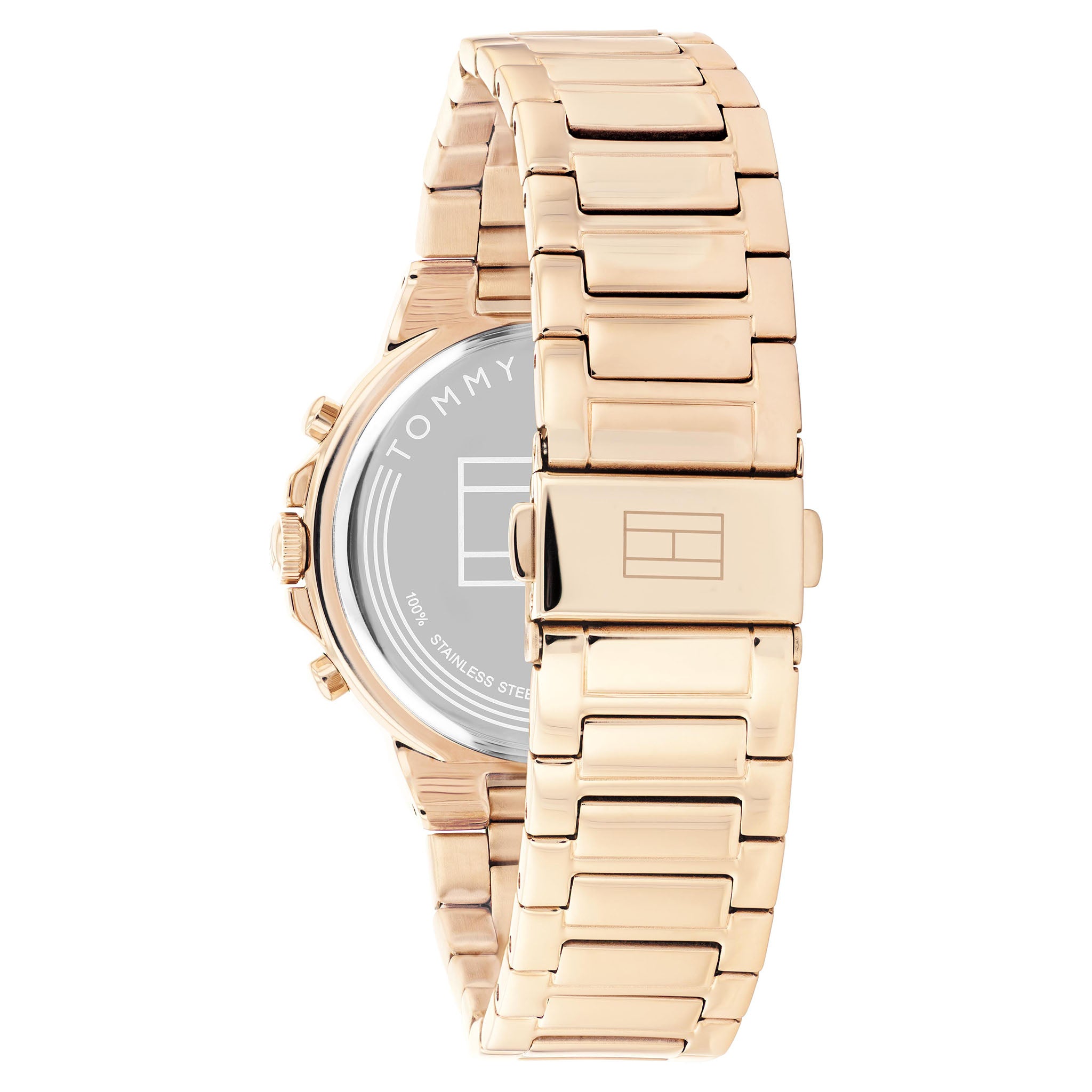 Tommy Hilfiger Carnation Gold Steel Silver White Dial Women's Multi-function Watch - 1782331