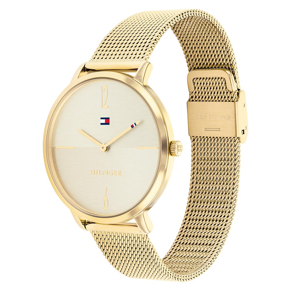Tommy Hilfiger Gold Mesh Women's Watch - 1782339