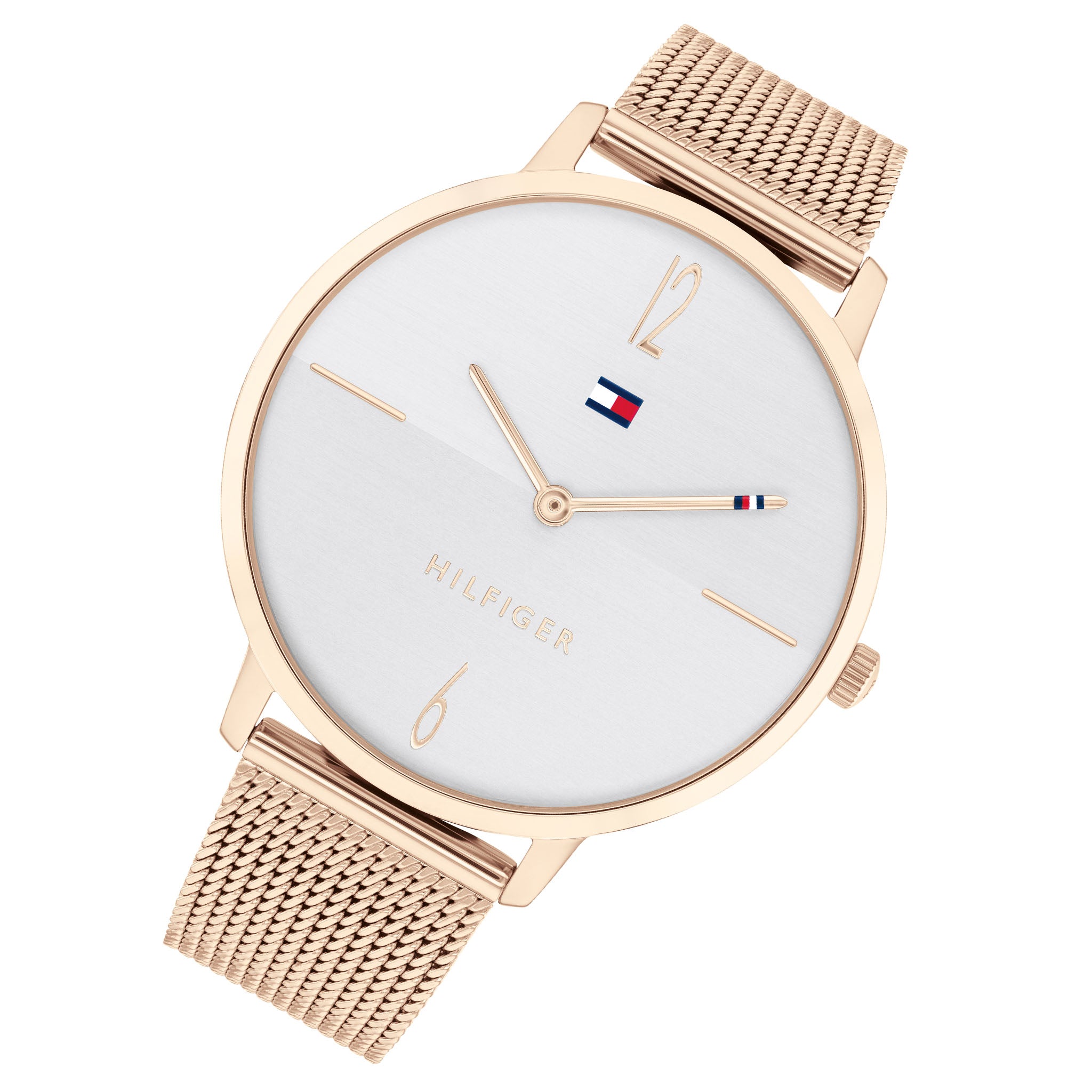 Tommy Hilfiger Carnation Gold Mesh Women's Watch - 1782340