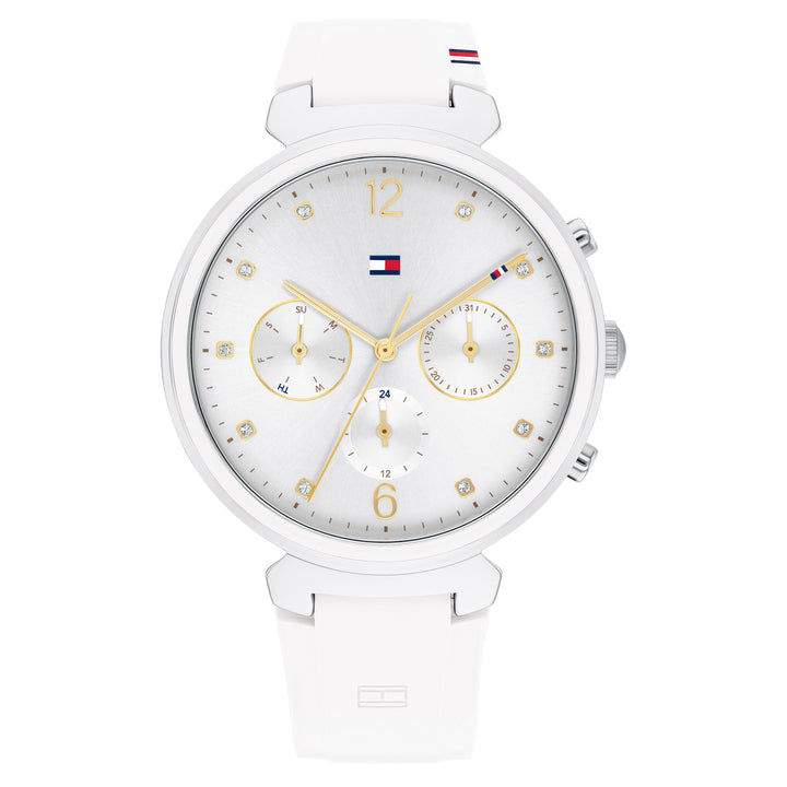Tommy Hilfiger White Silicone Band Women's Watch - 1782342