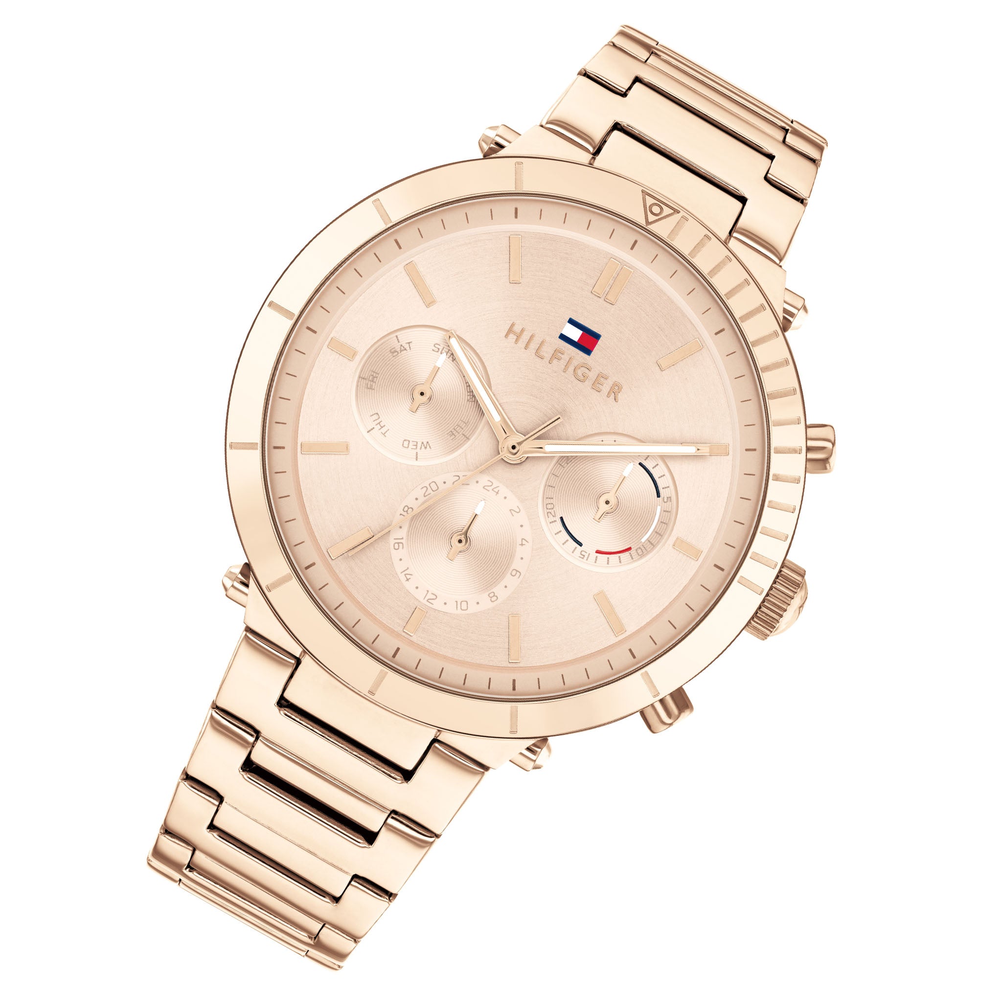Tommy Hilfiger Carnation Gold Steel Women's Multi-function Watch - 1782347