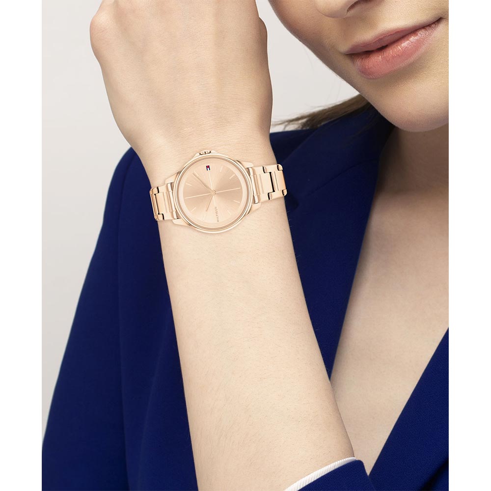 Tommy Hilfiger Carnation Gold Steel Women's Watch - 1782354