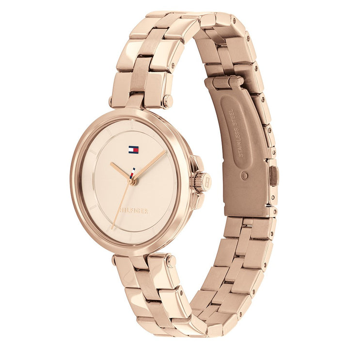 Tommy Hilfiger Carnation Gold Steel Rose Gold Dial Women's Watch - 1782359