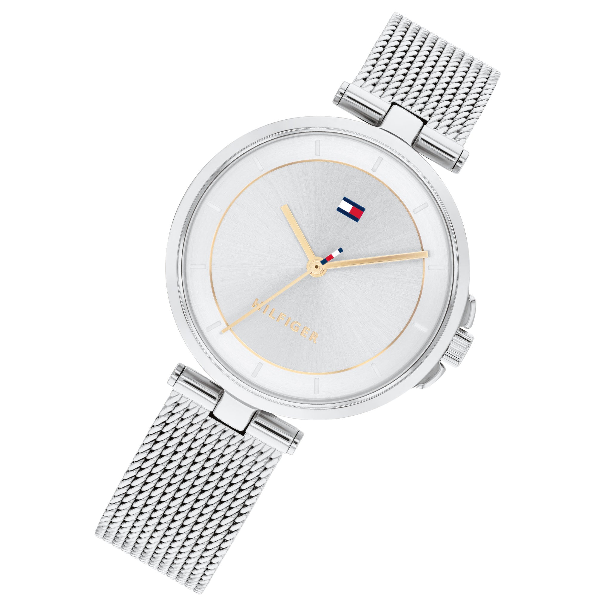 Tommy Hilfiger Classic Silver Mesh Women's Watch - 1782361