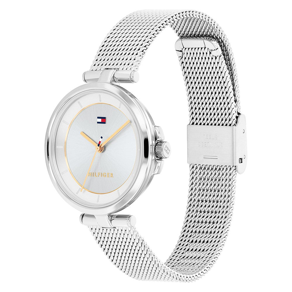 Tommy Hilfiger Classic Silver Mesh Women's Watch - 1782361