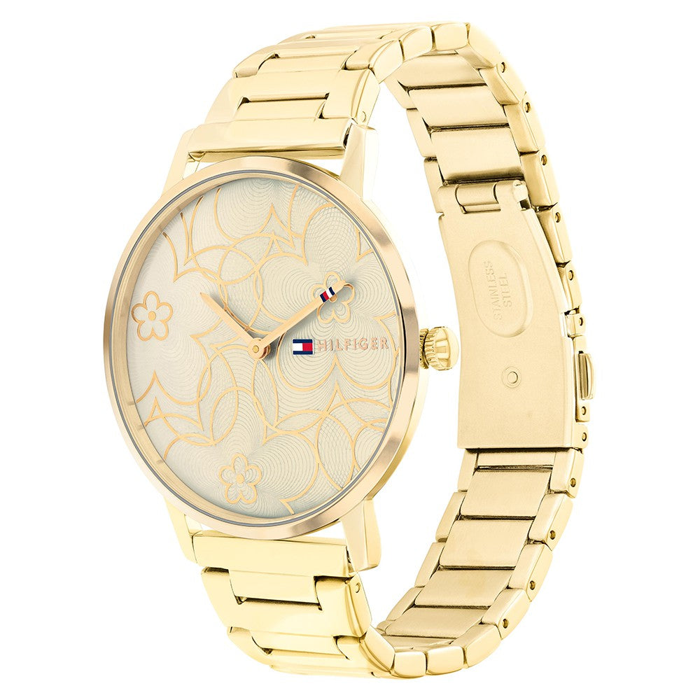 Tommy Hilfiger Gold Steel Women's Slim Watch - 1782366