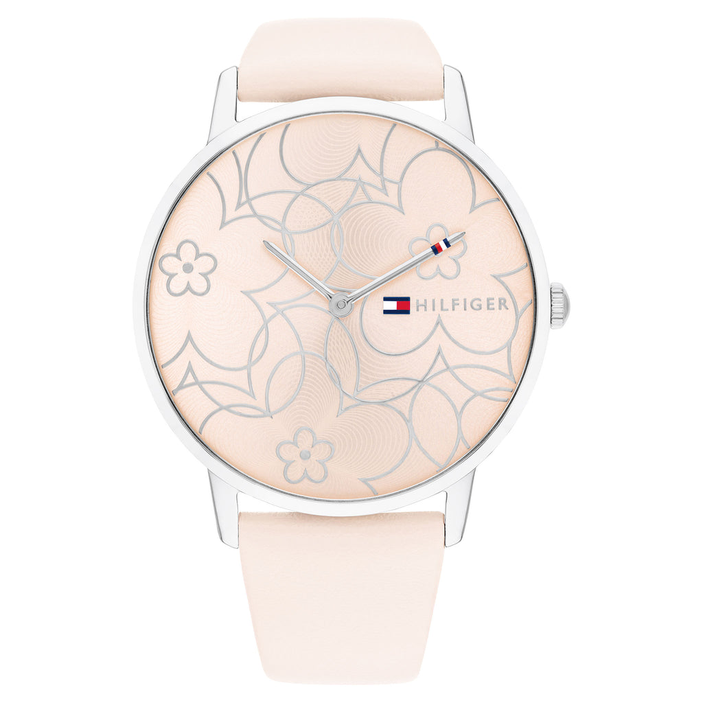 1782367 Tommy Hilfiger Pink Leather Women's Slim Watch - 1782367