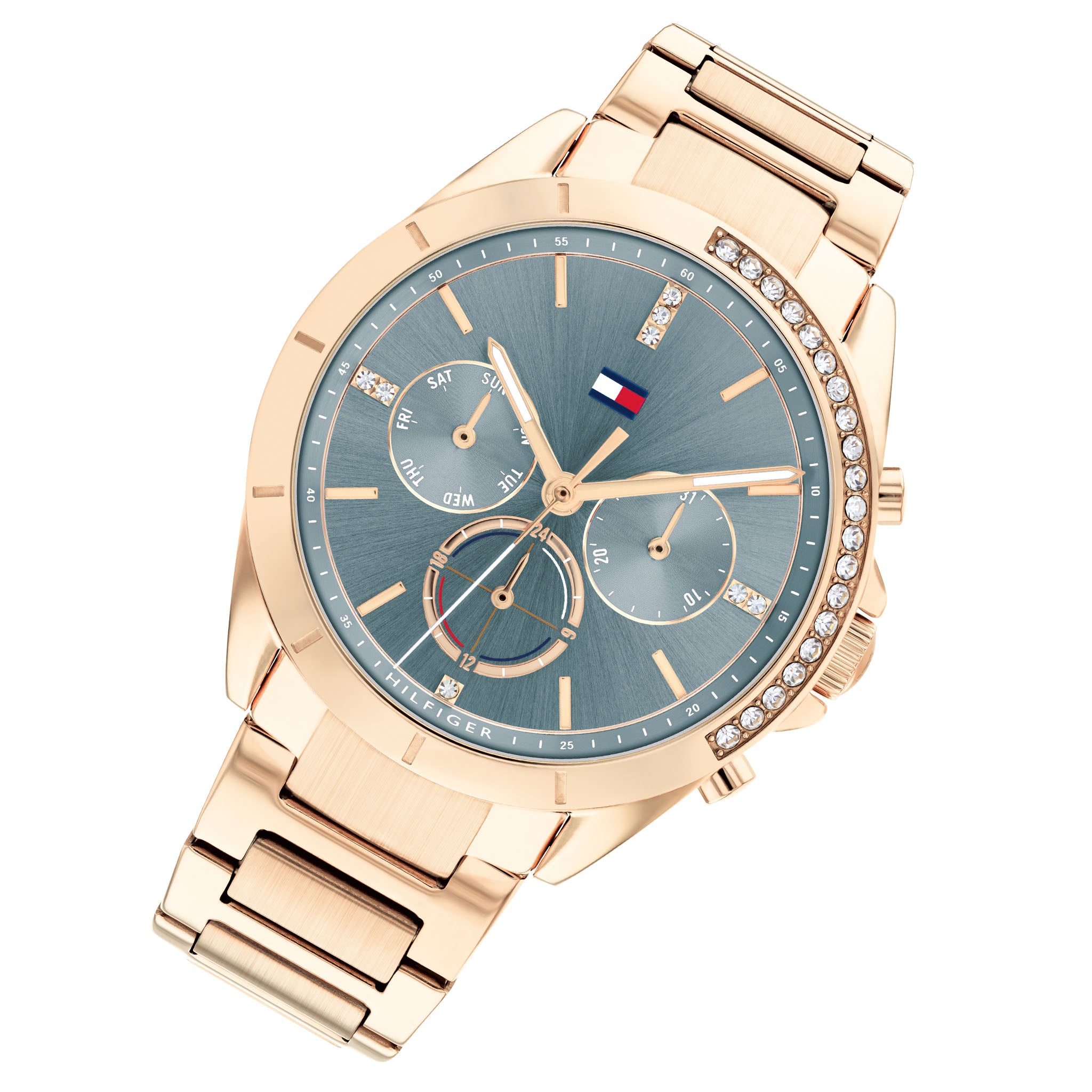 Tommy Hilfiger Carnation Gold Steel Women's Multi-function Watch - 1782386