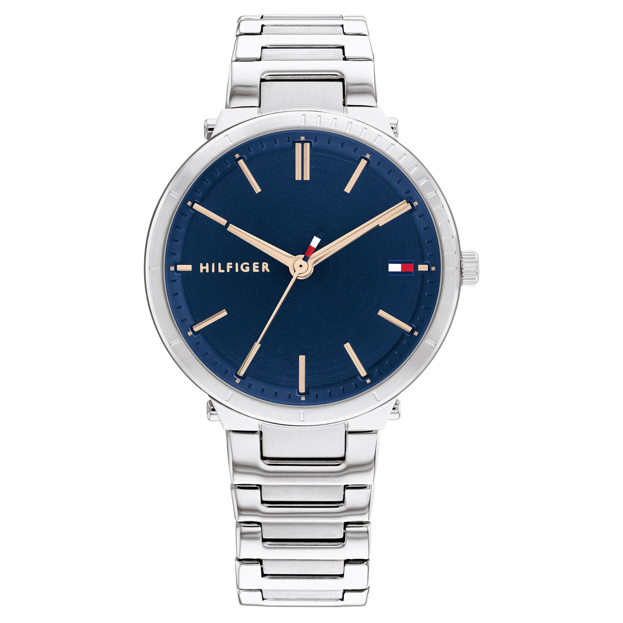 Tommy Hilfiger Stainless Steel Navy Dial Women's Watch - 1782405