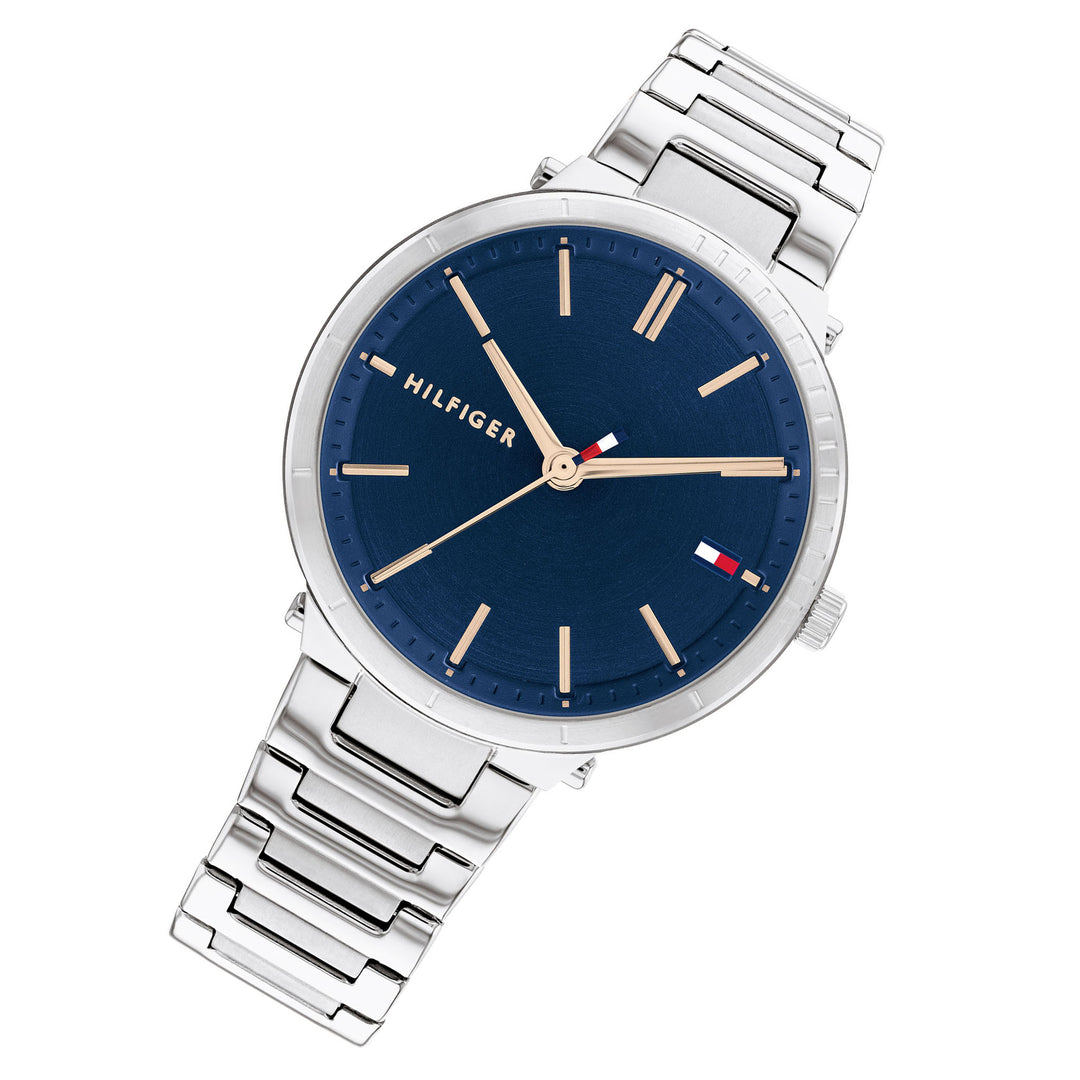 Tommy Hilfiger Stainless Steel Navy Dial Women's Watch - 1782405