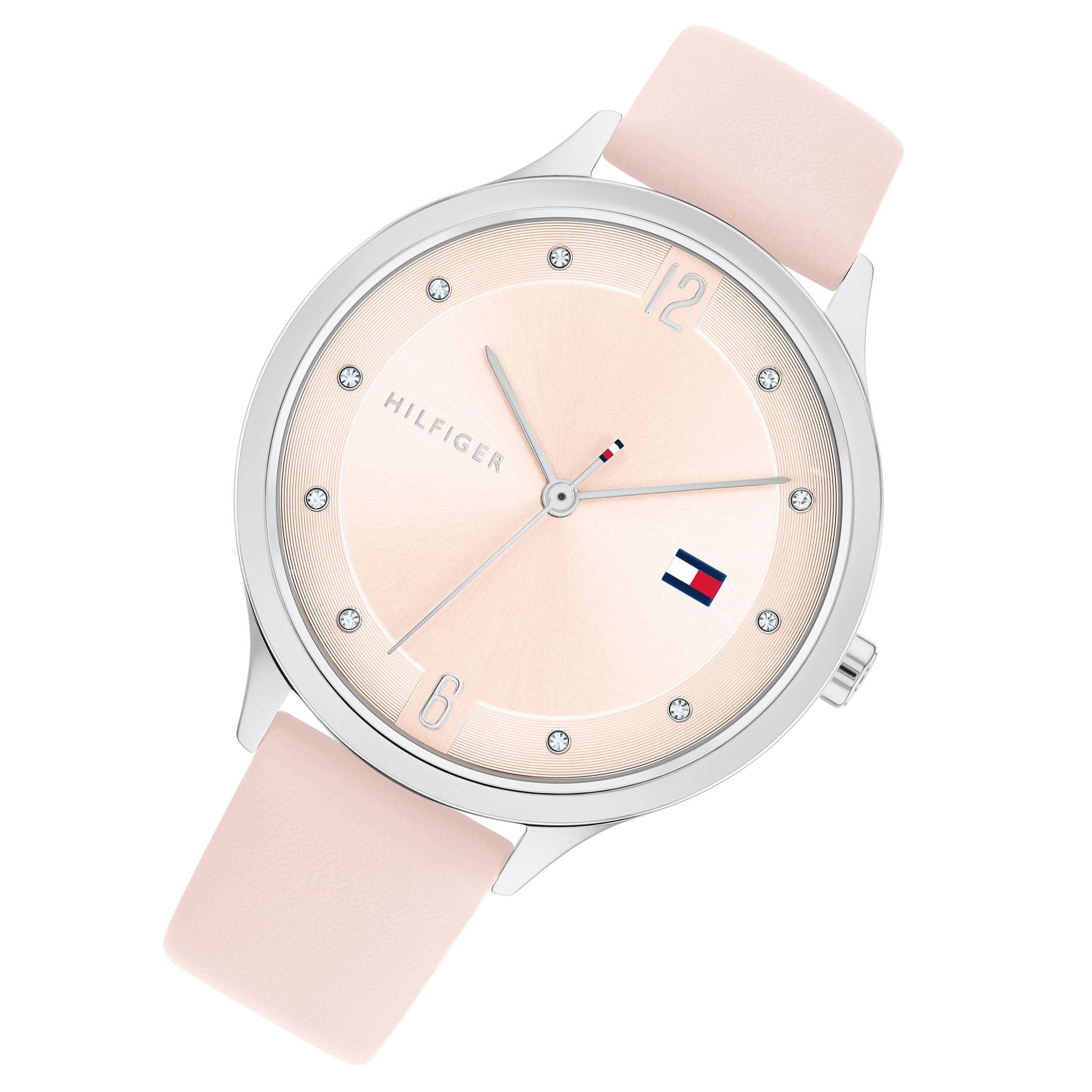 Tommy Hilfiger Blush Leather Light Carnation Gold Dial Women's Watch - 1782429