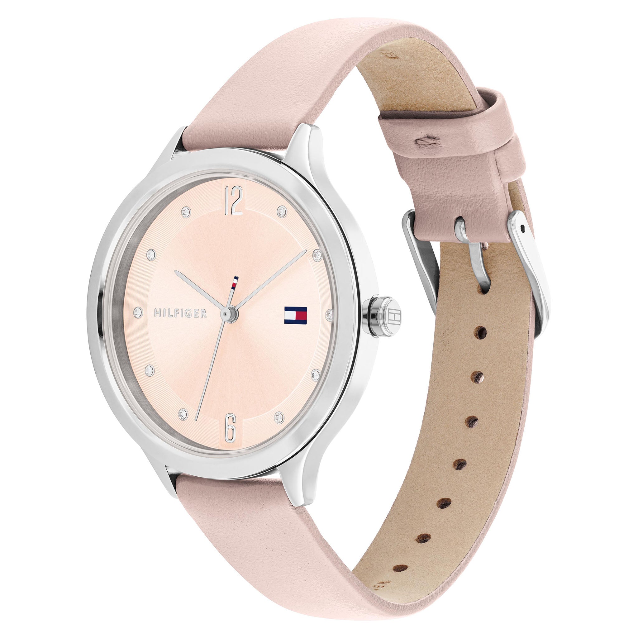 Tommy Hilfiger Blush Leather Light Carnation Gold Dial Women's Watch - 1782429