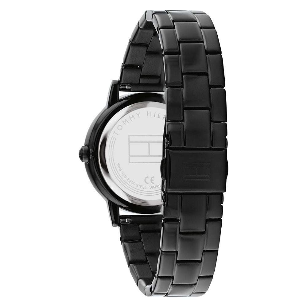Tommy Hilfiger Black Steel Women's Watch - 1782438