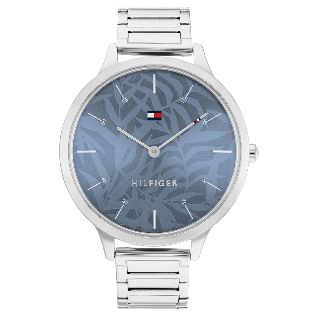 Tommy Hilfiger Stainless Steel Blue Dial Women's Watch - 1782496