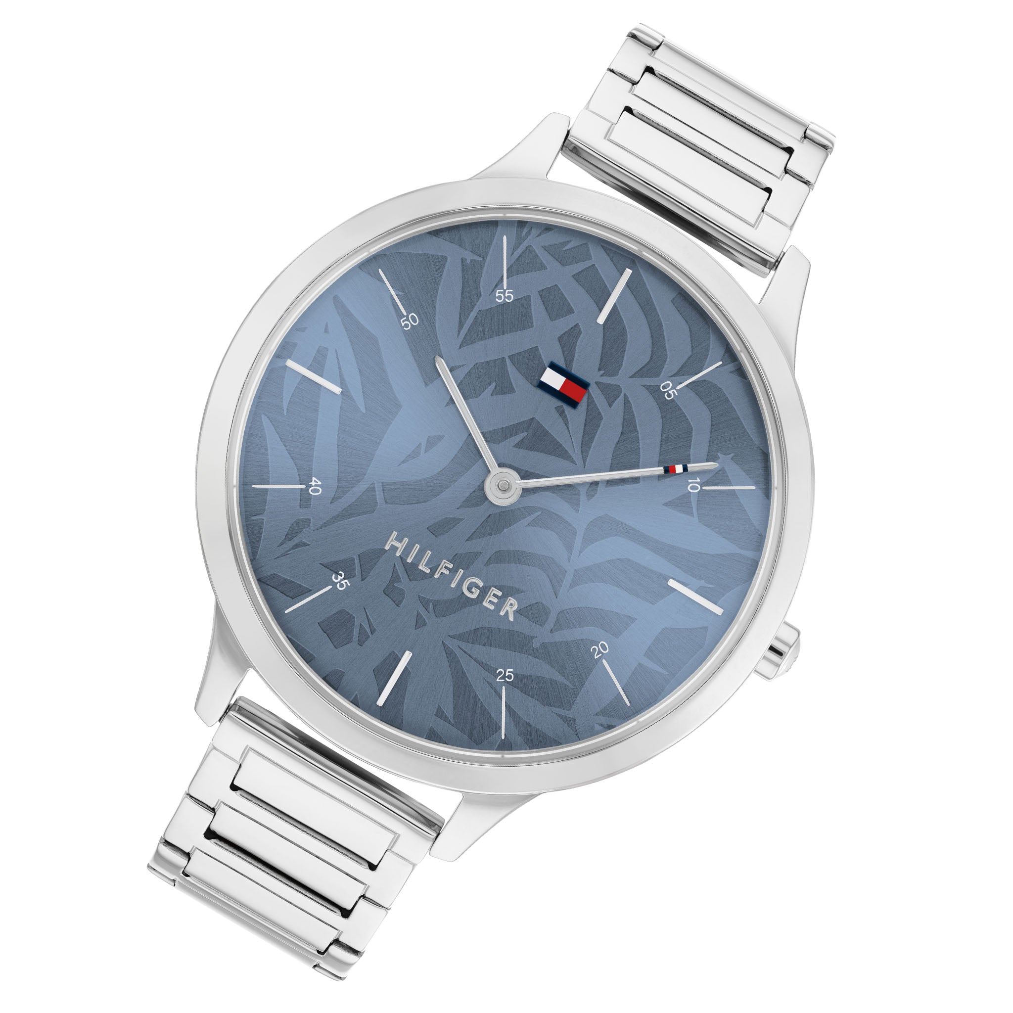 Tommy Hilfiger Stainless Steel Blue Dial Women's Watch - 1782496