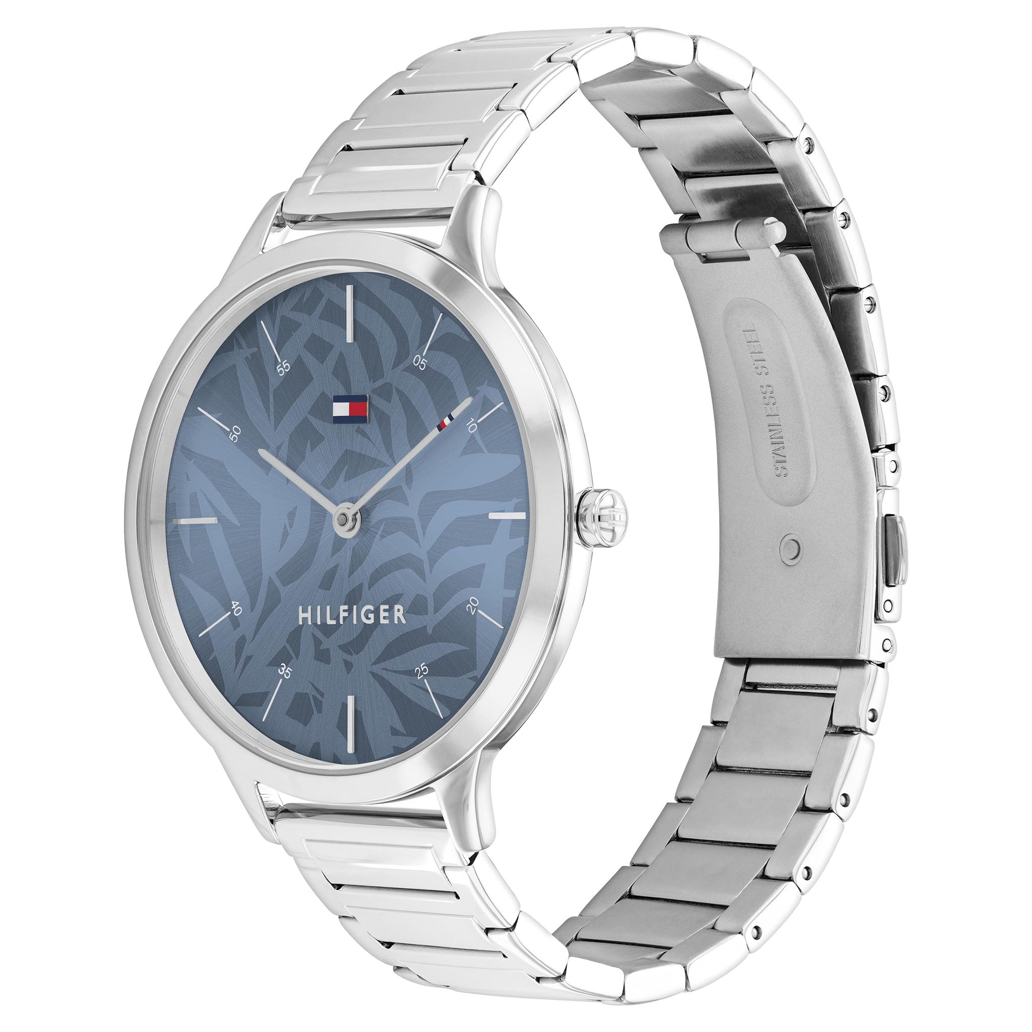 Tommy Hilfiger Stainless Steel Blue Dial Women's Watch - 1782496