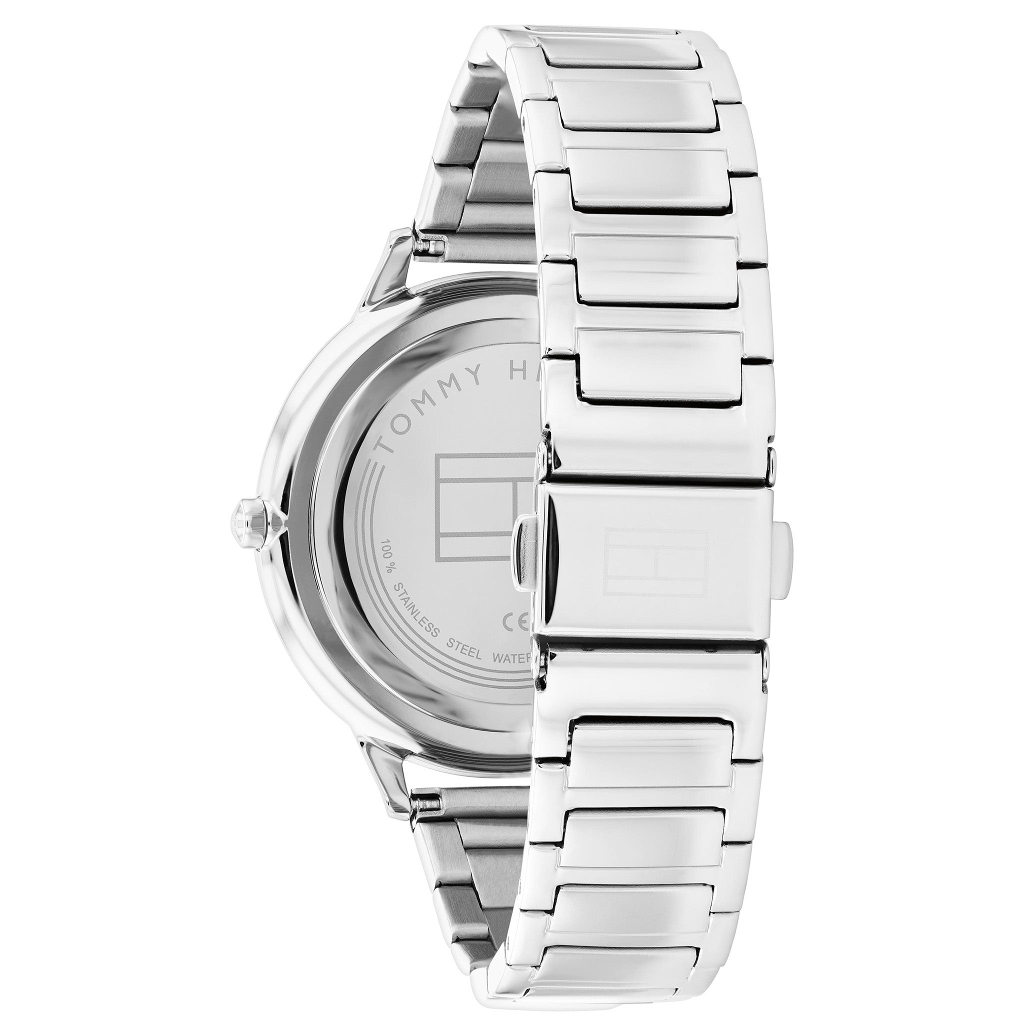 Tommy Hilfiger Stainless Steel Blue Dial Women's Watch - 1782496