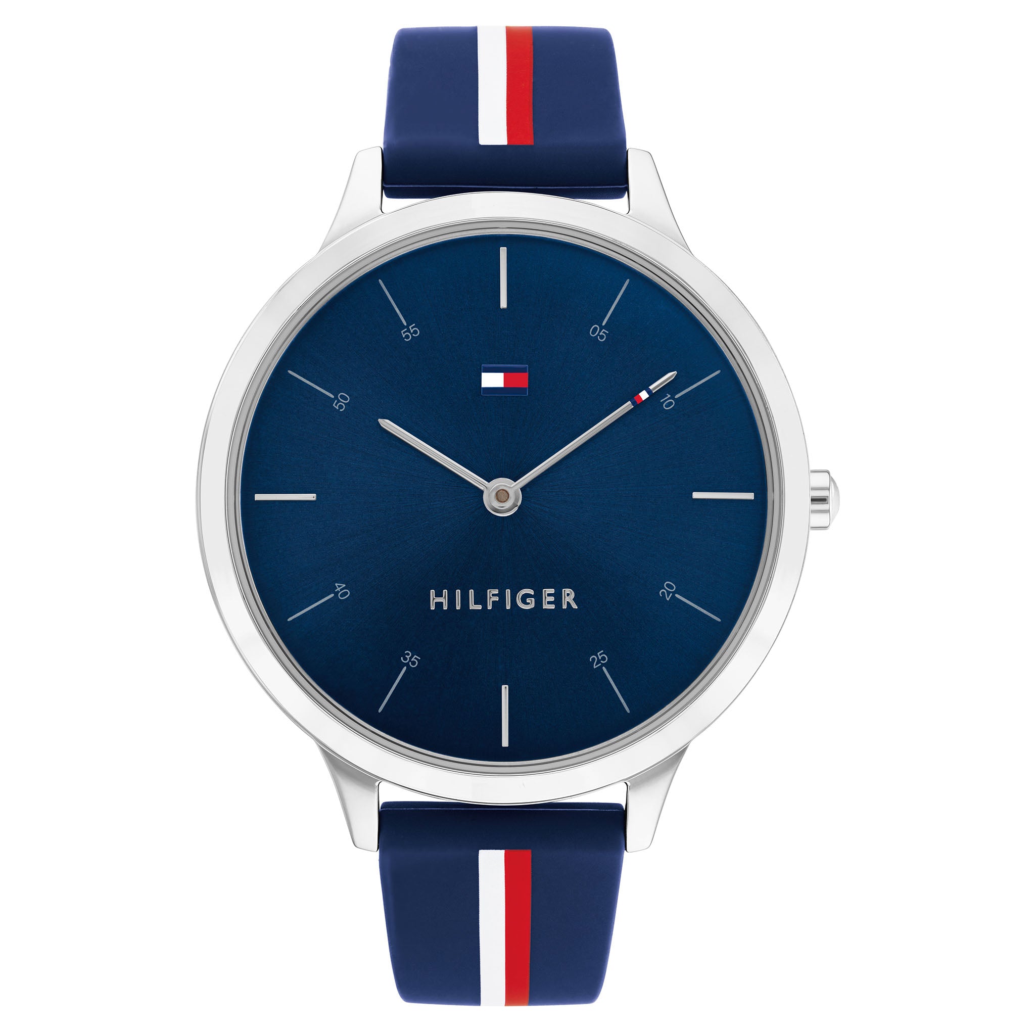 Tommy hilfiger watch shop women's silicone strap