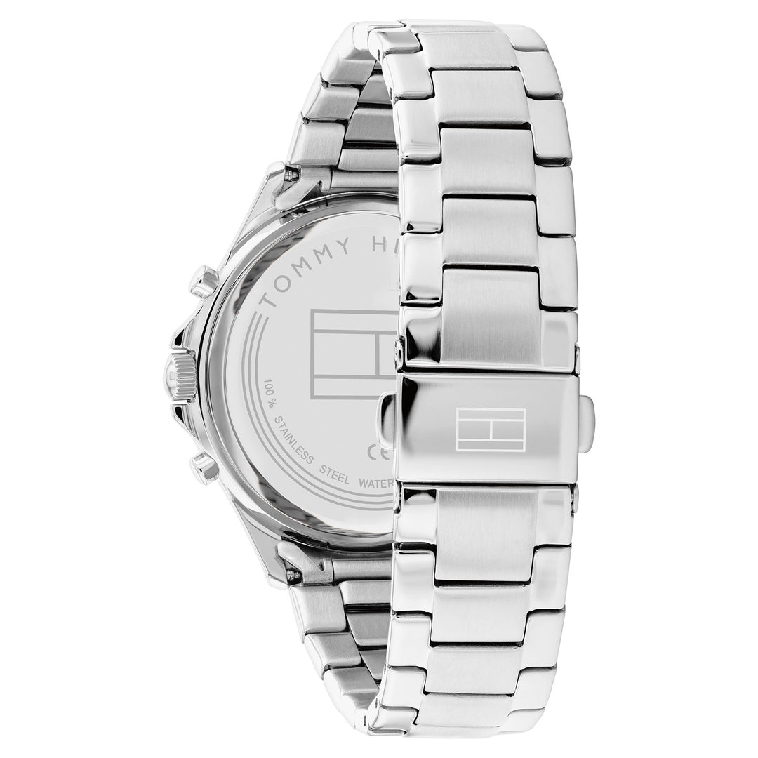 Tommy Hilfiger Stainless Steel Silver White Dial Women's Multi-function Watch - 1782502