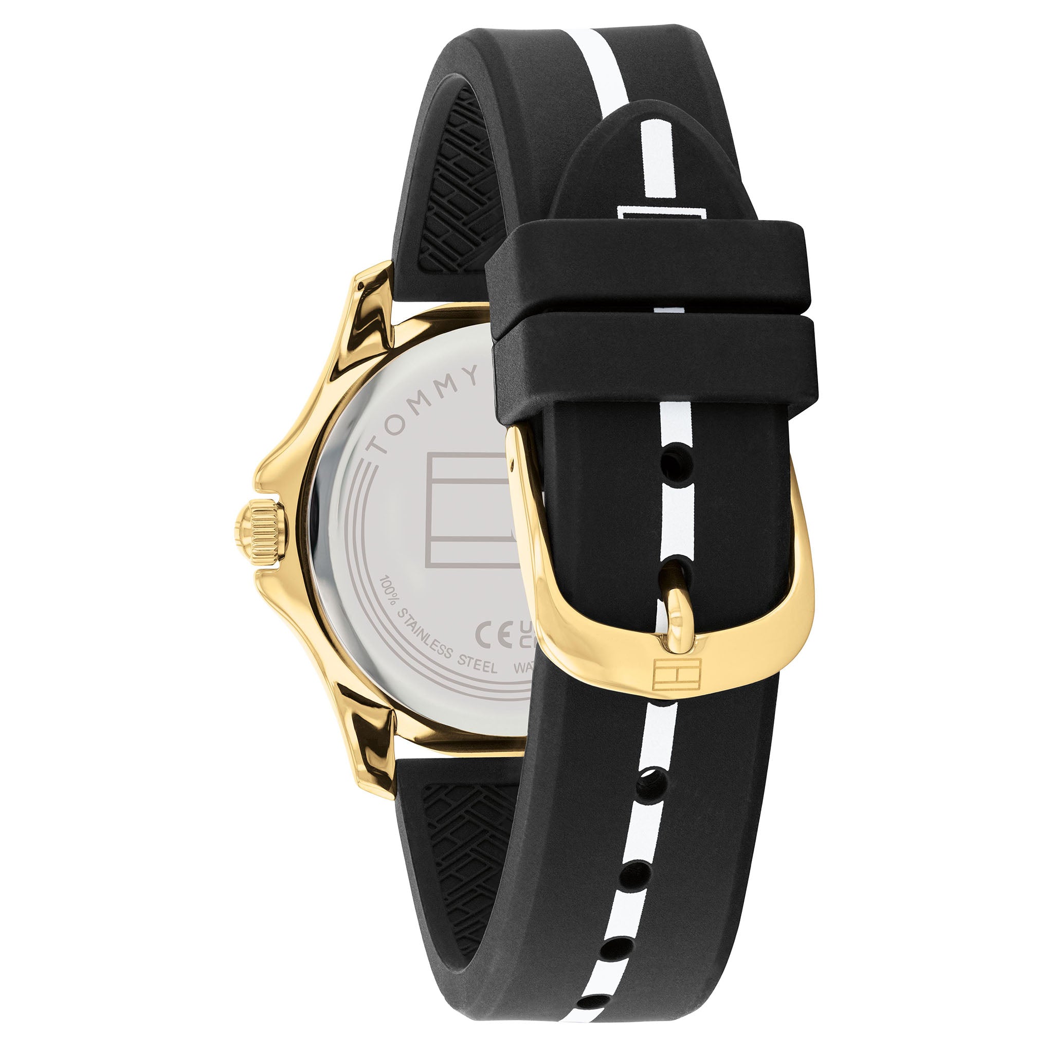 Tommy Hilfiger Black Silicone Women's Watch - 1782509