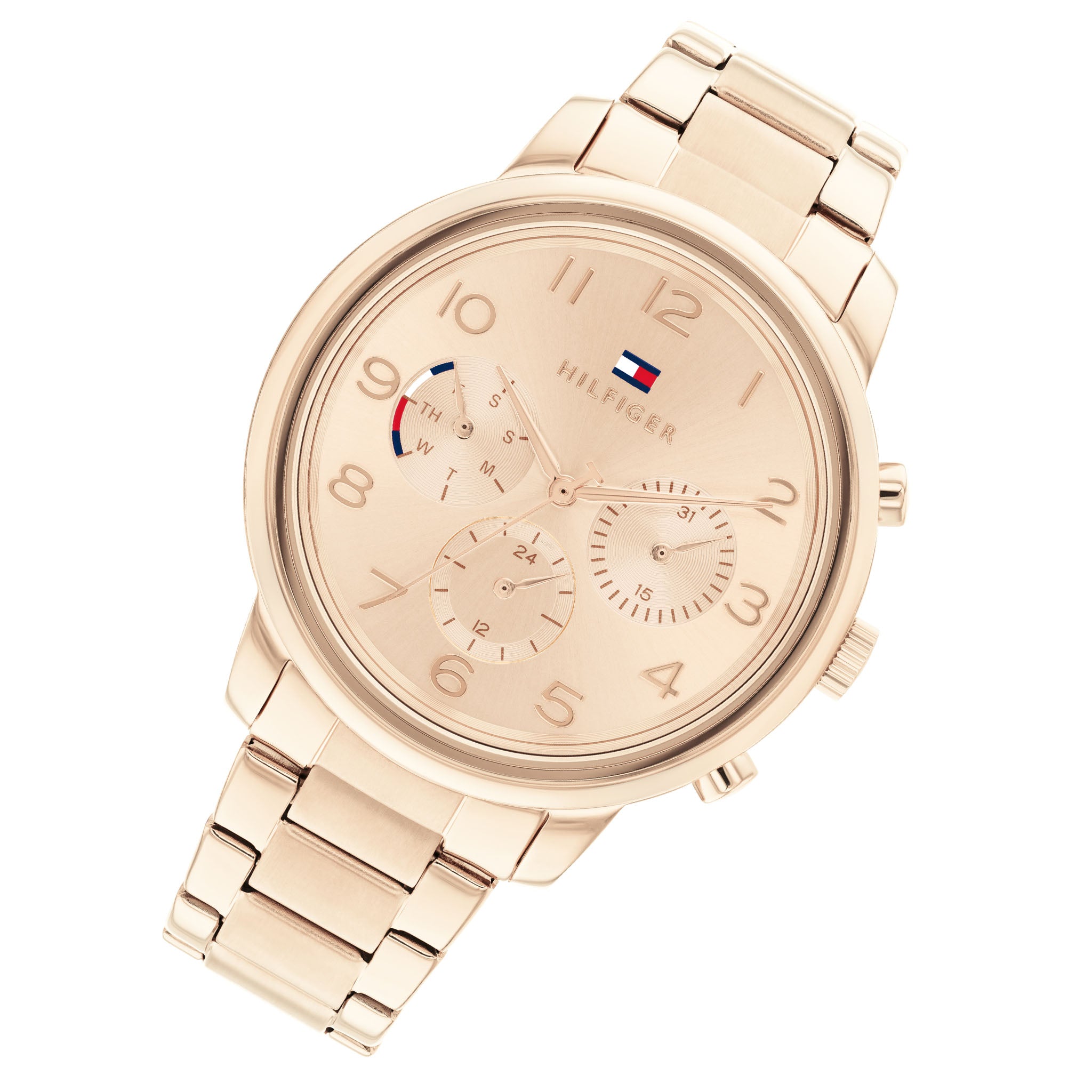 Tommy Hilfiger Carnation Gold Steel Multi-Function Women's Watch - 1782526