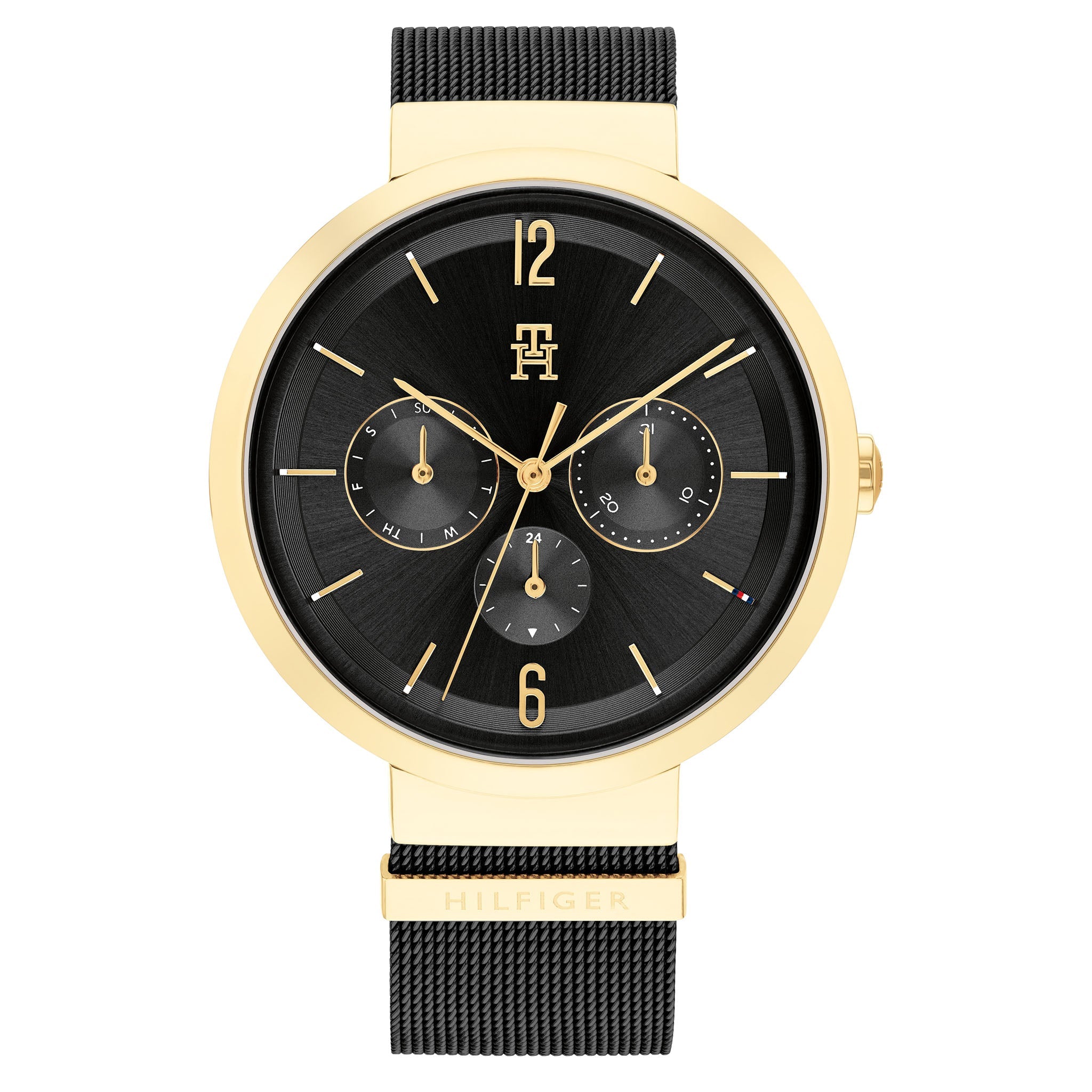 Tommy Hilfiger Black Steel Women's Watch - 1782540