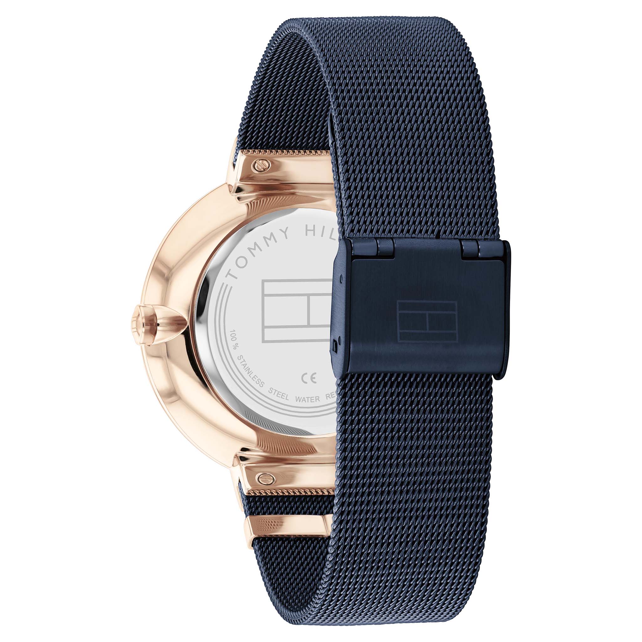 Tommy Hilfiger Blue Steel Mesh Women's Watch - 1782541