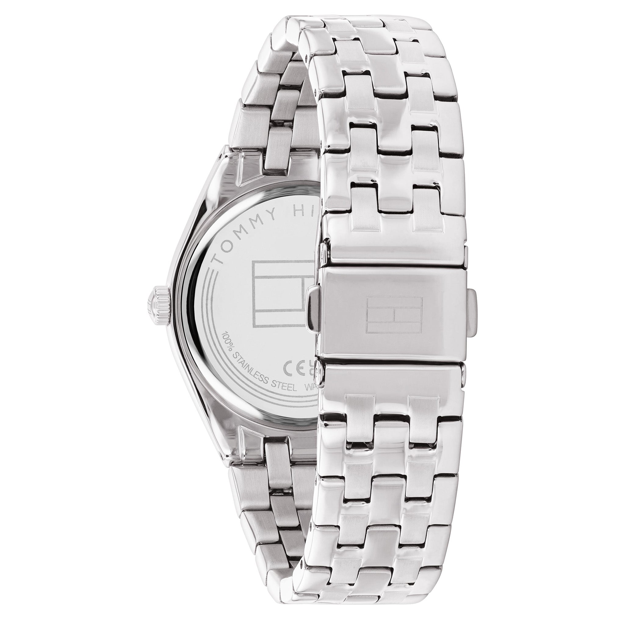 Tommy hilfiger stainless steel caseback water on sale resistant