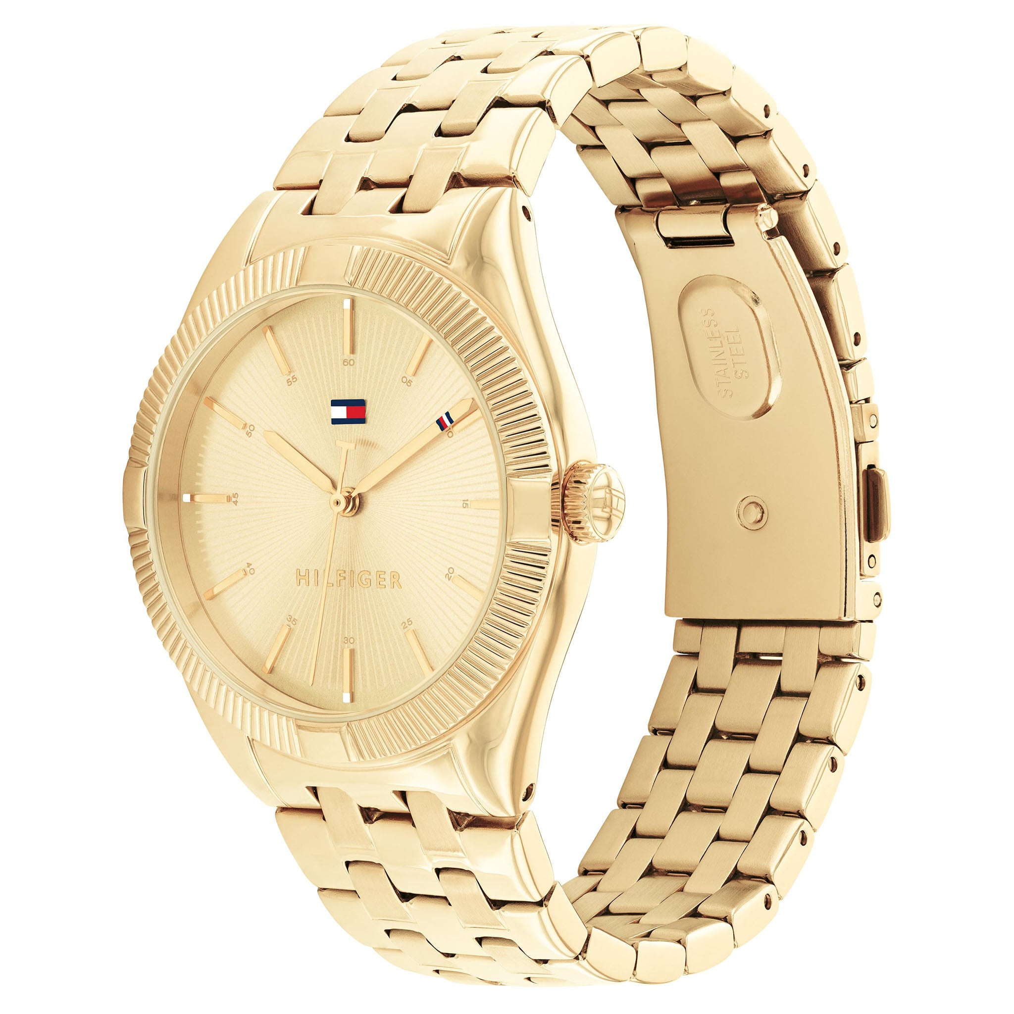 Tommy Hilfiger Gold Steel Light Gold Dial Women's Watch - 1782550